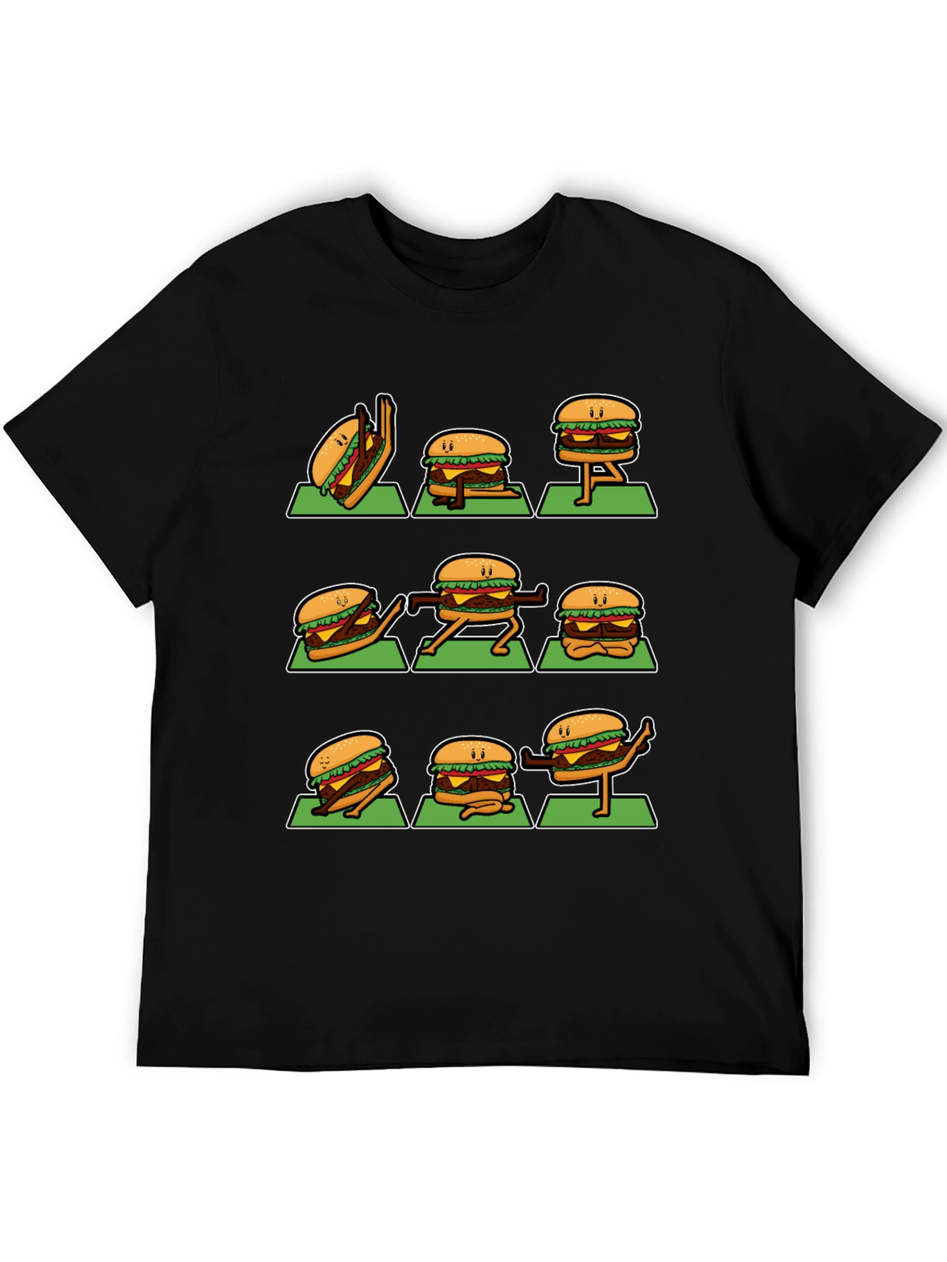Yoga Burger Graphic Tee - Fun and Stylish!