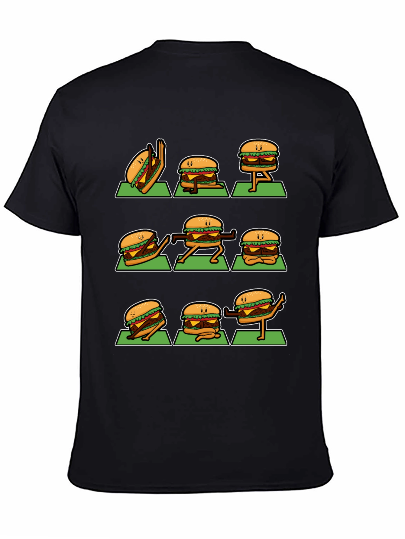Yoga Burger Graphic Tee - Fun and Stylish!