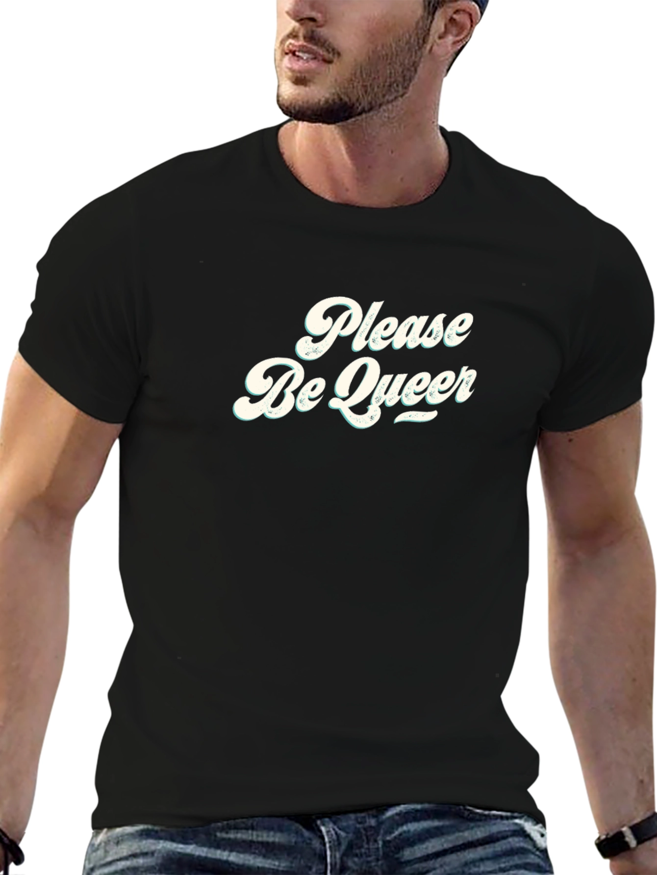 Please Be Queer Tee - Stylish Comfort