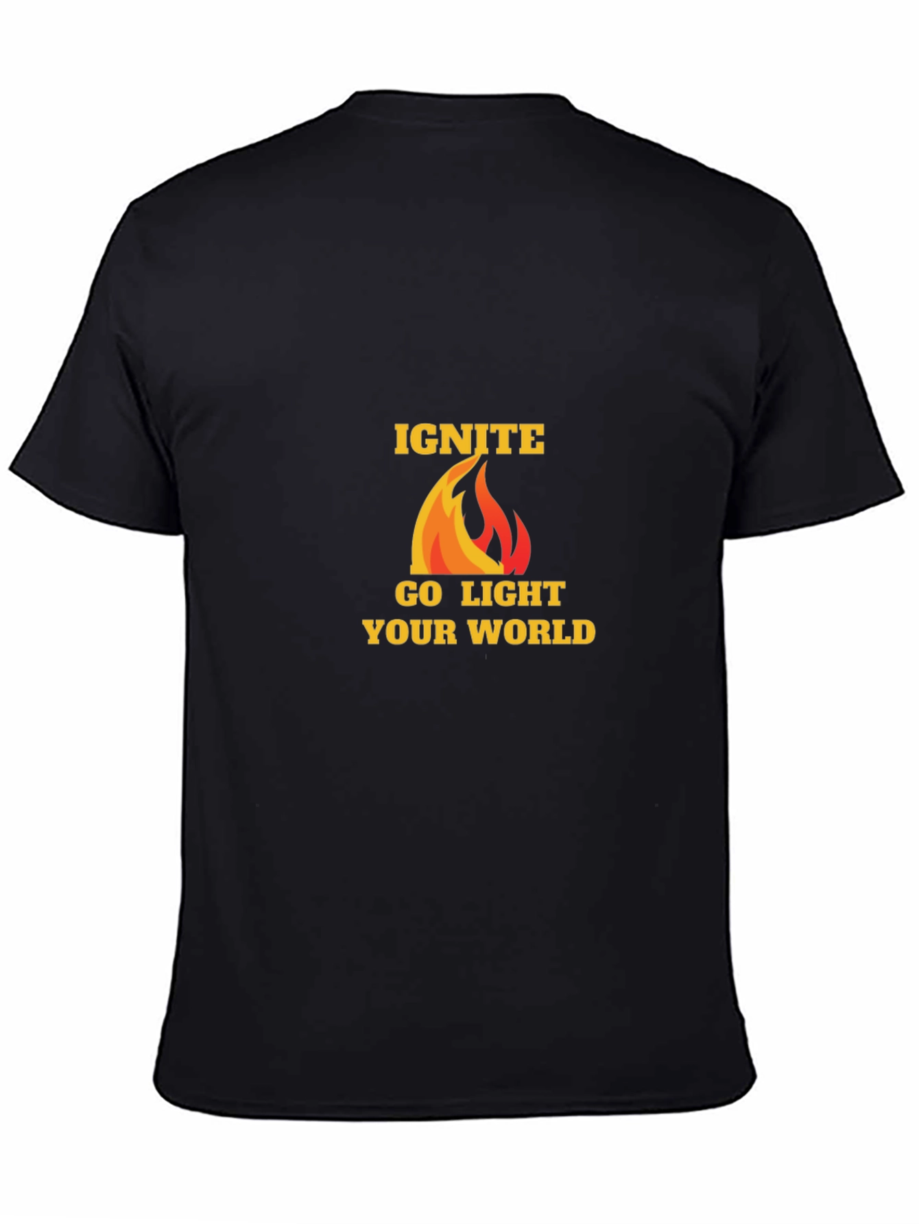Ignite Go Light Your World Black T-Shirt