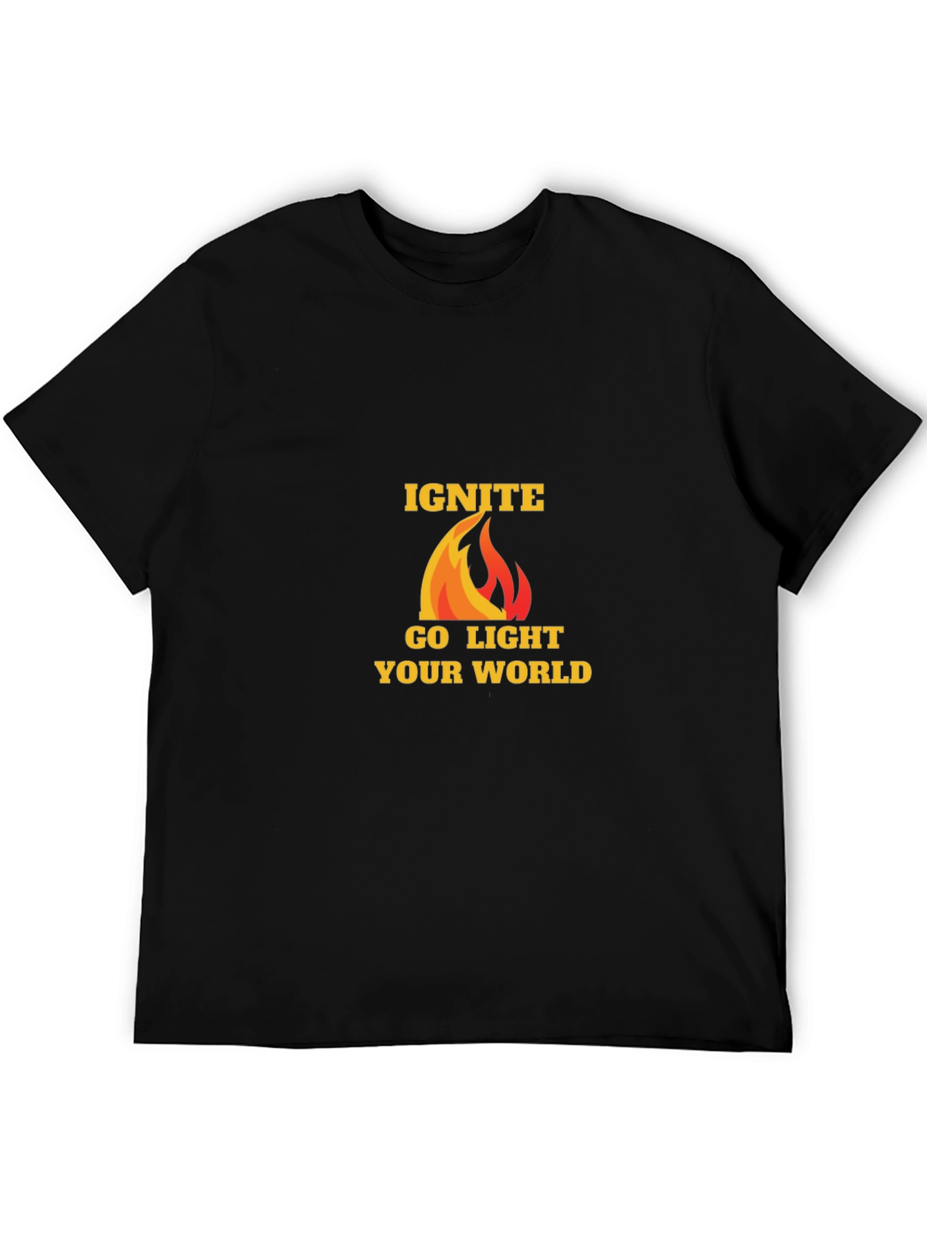 Ignite Go Light Your World Black T-Shirt