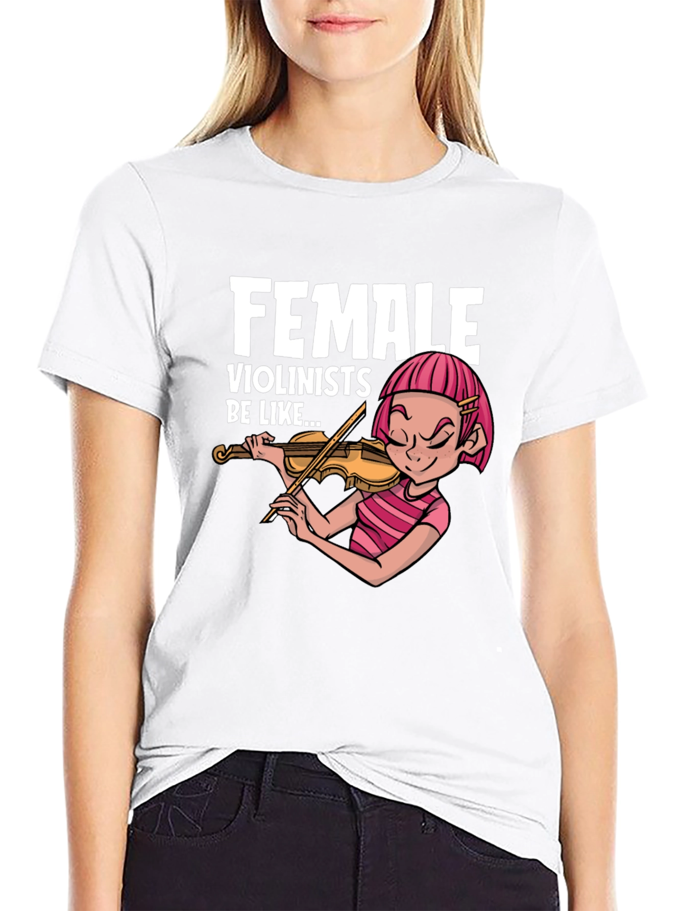 Female Violinists T-Shirt - Musician Apparel