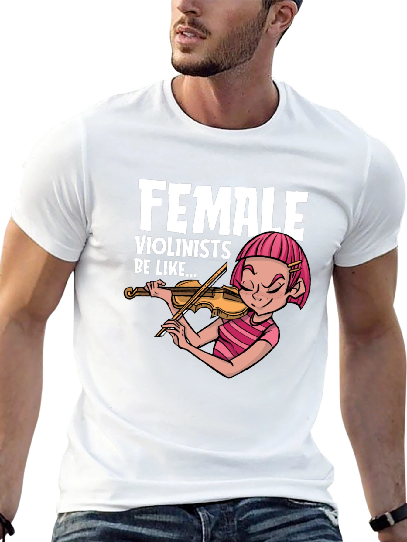 Female Violinists T-Shirt - Musician Apparel