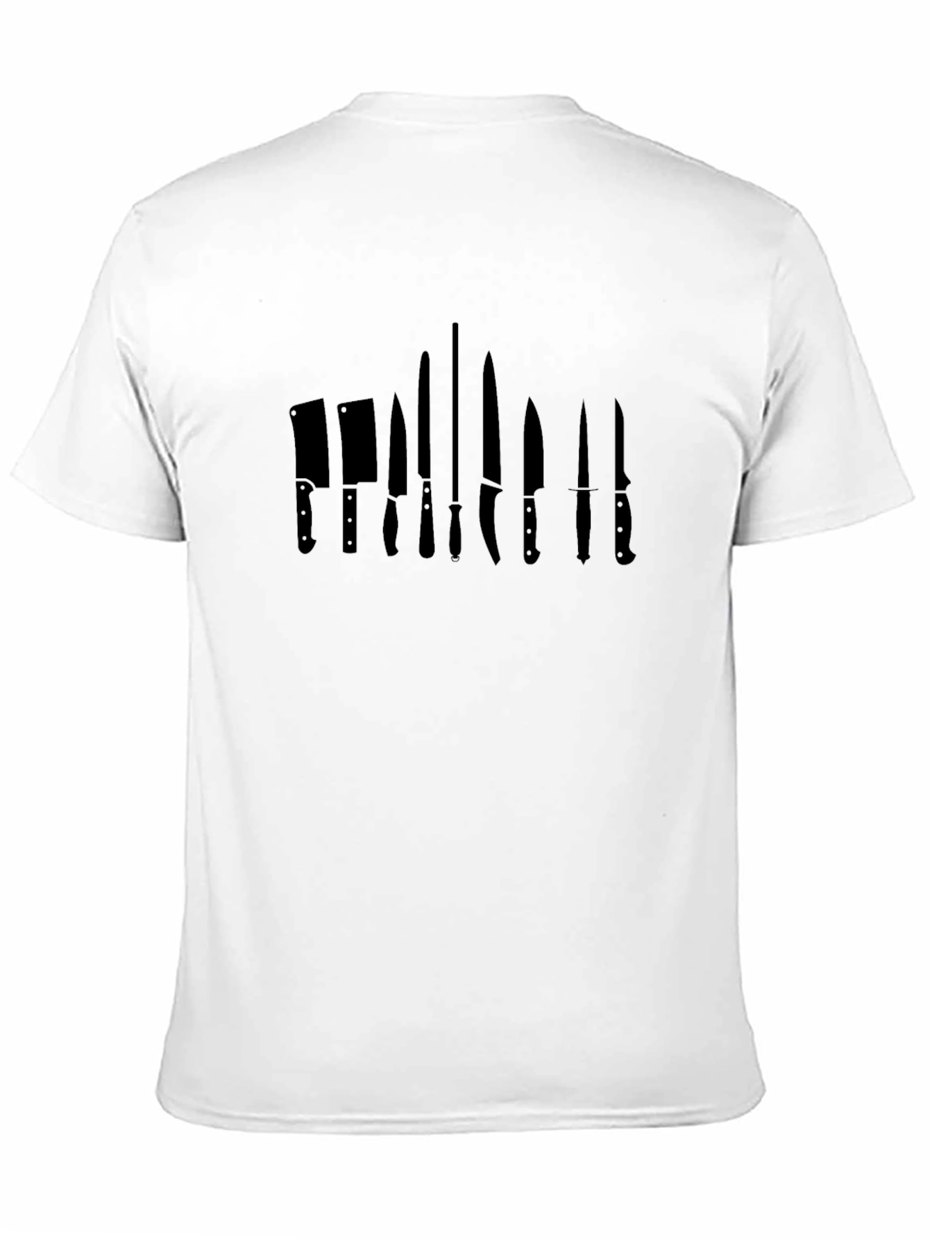 Chef Knife Black T-Shirt - Culinary Cutlery