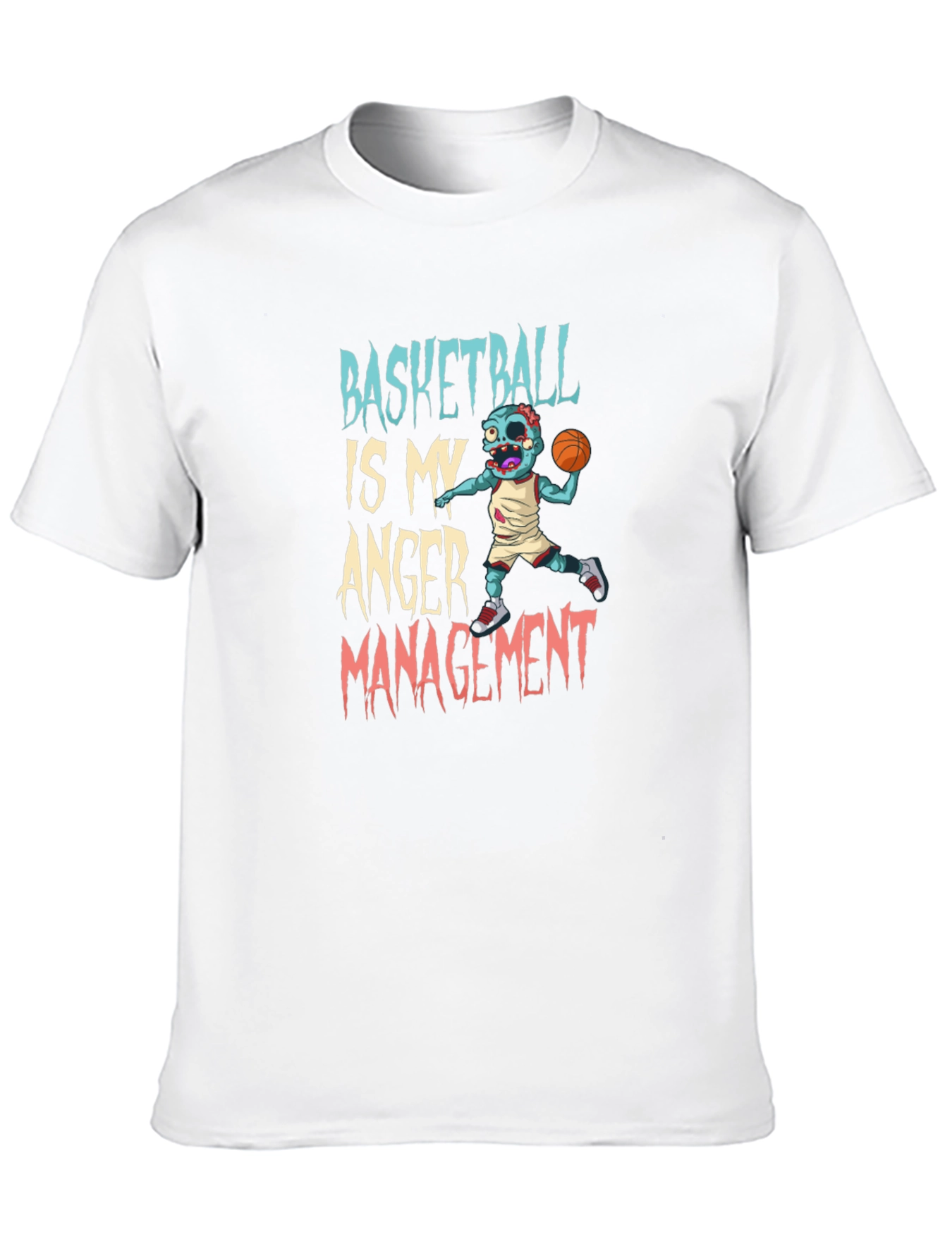 Basketball Anger Management Graphic T-Shirt