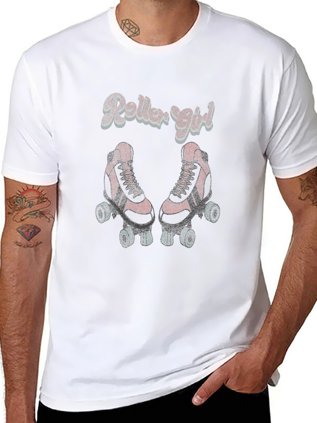 Retro Roller Girl T-Shirt