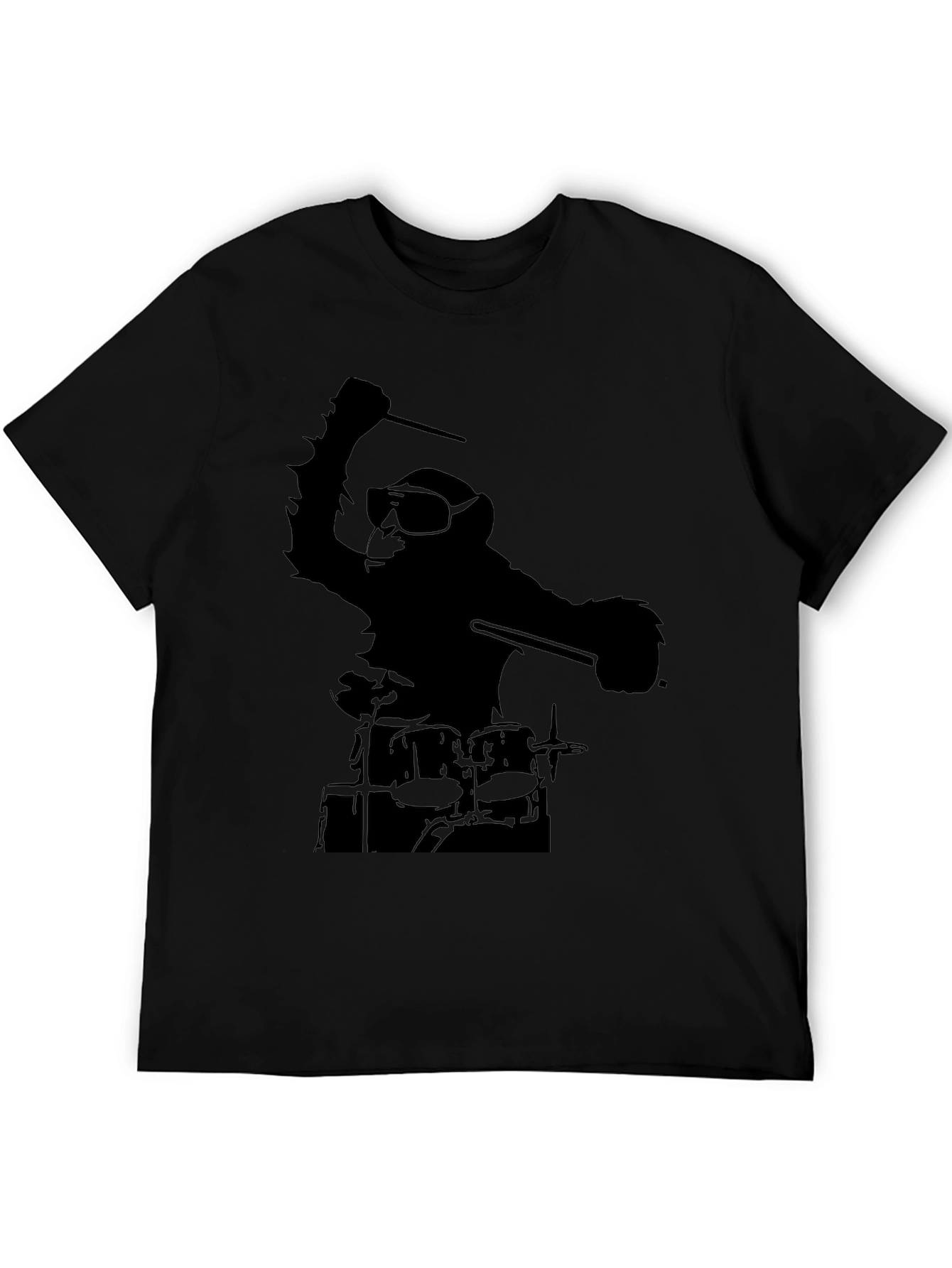 Monkey Drummer Graphic Tee