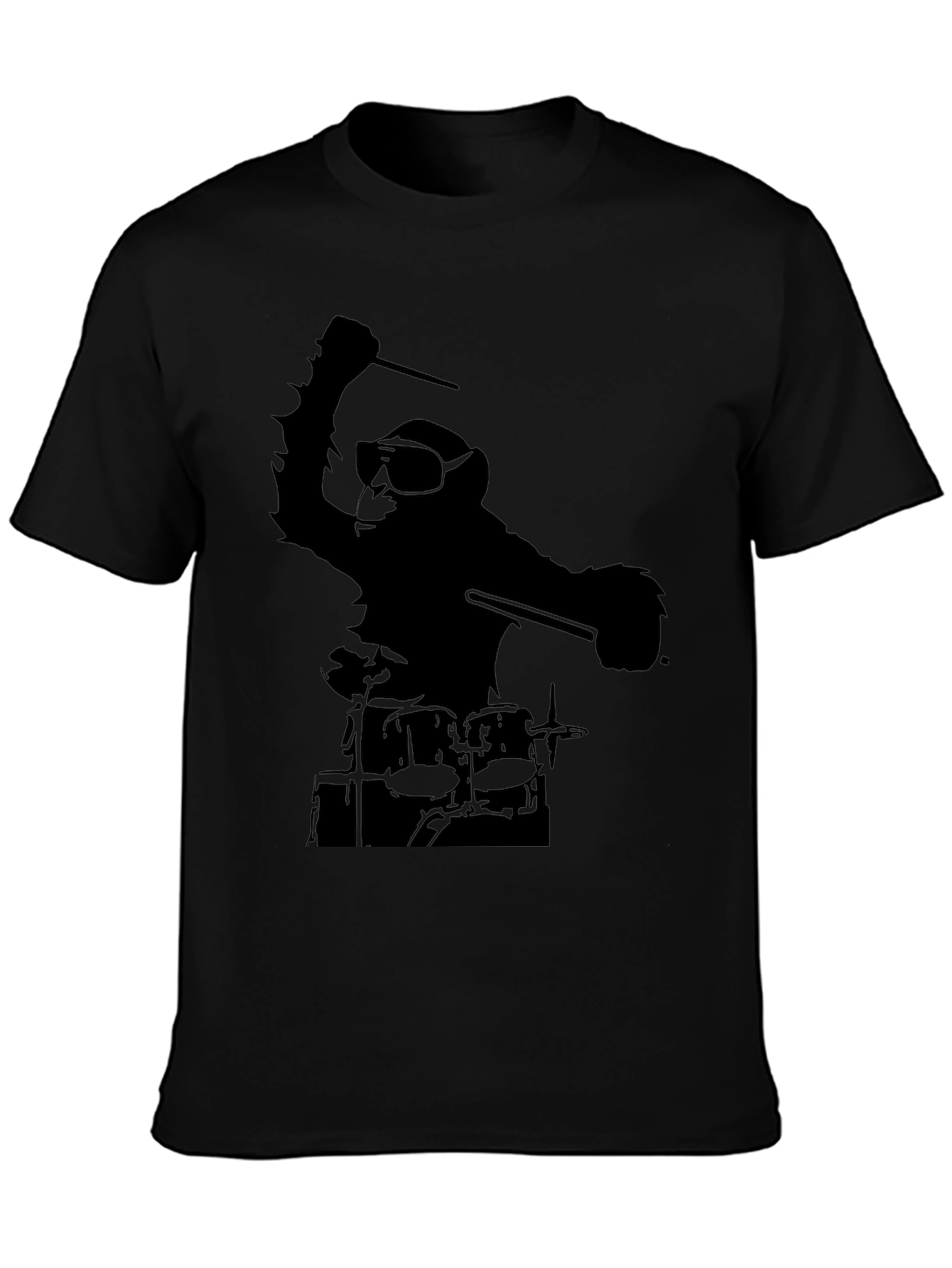 Monkey Drummer Graphic Tee