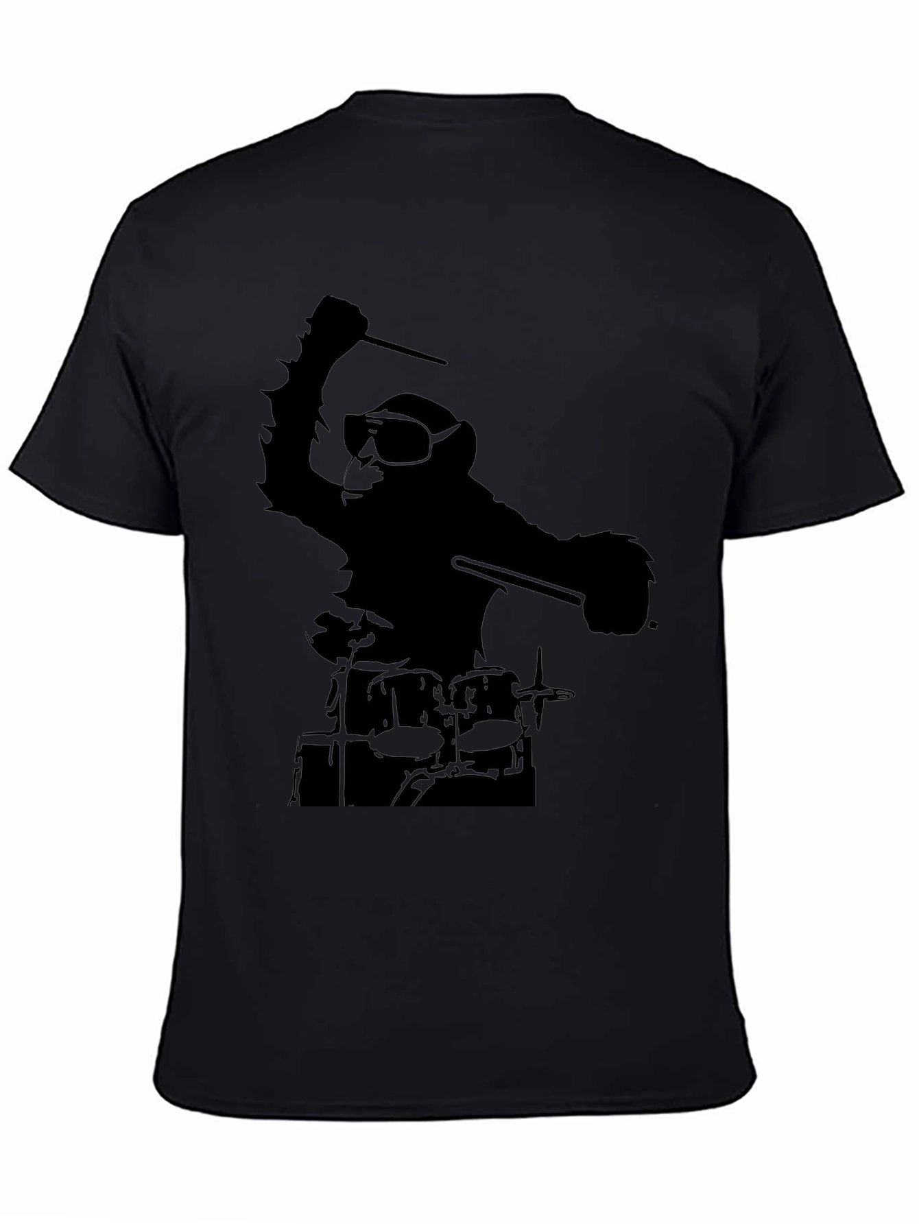 Monkey Drummer Graphic Tee