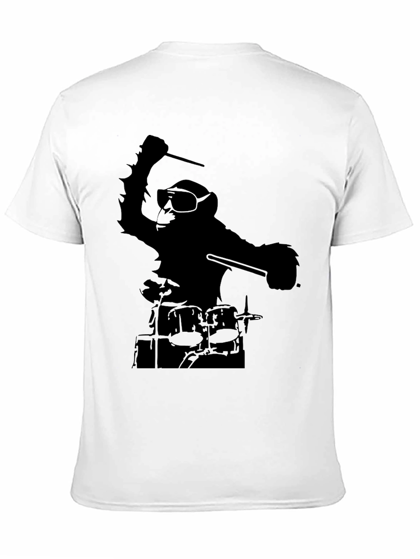 Monkey Drummer Graphic Tee