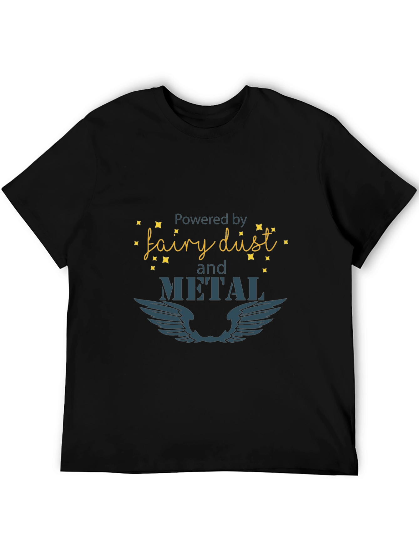 Fairy Dust & Metal Black T-Shirt