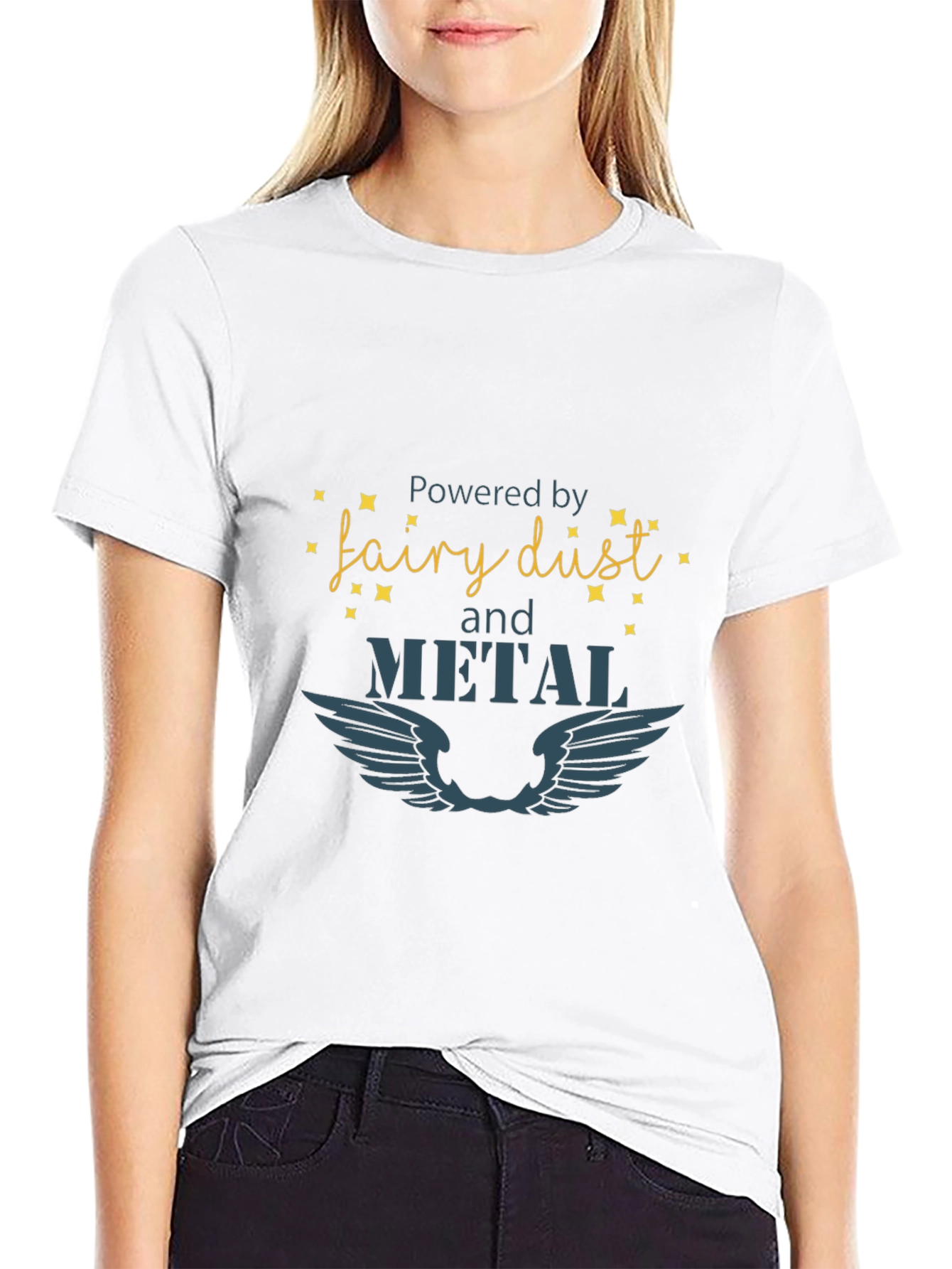 Fairy Dust & Metal Black T-Shirt