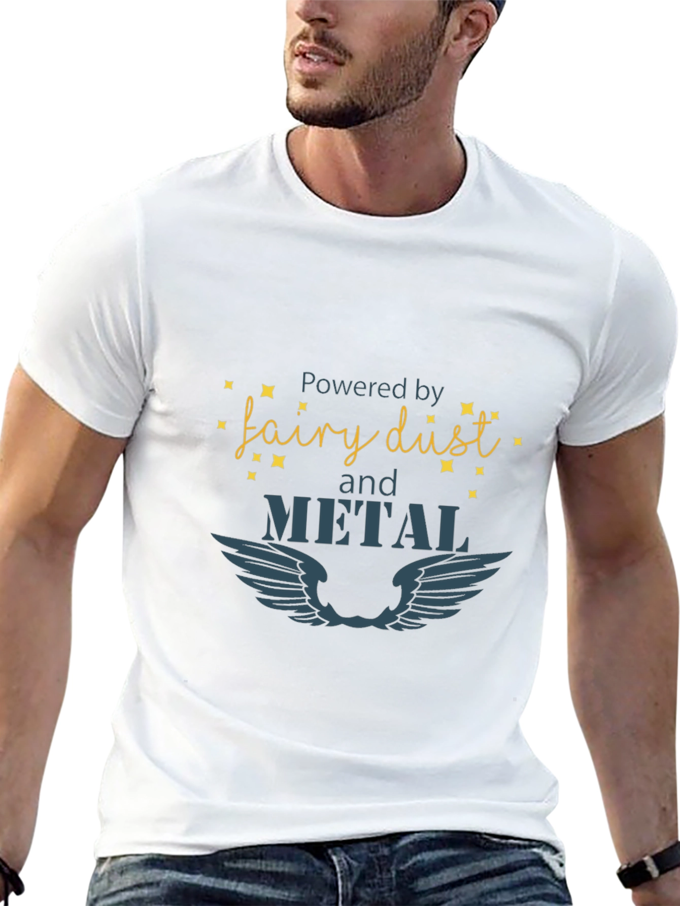 Fairy Dust & Metal Black T-Shirt