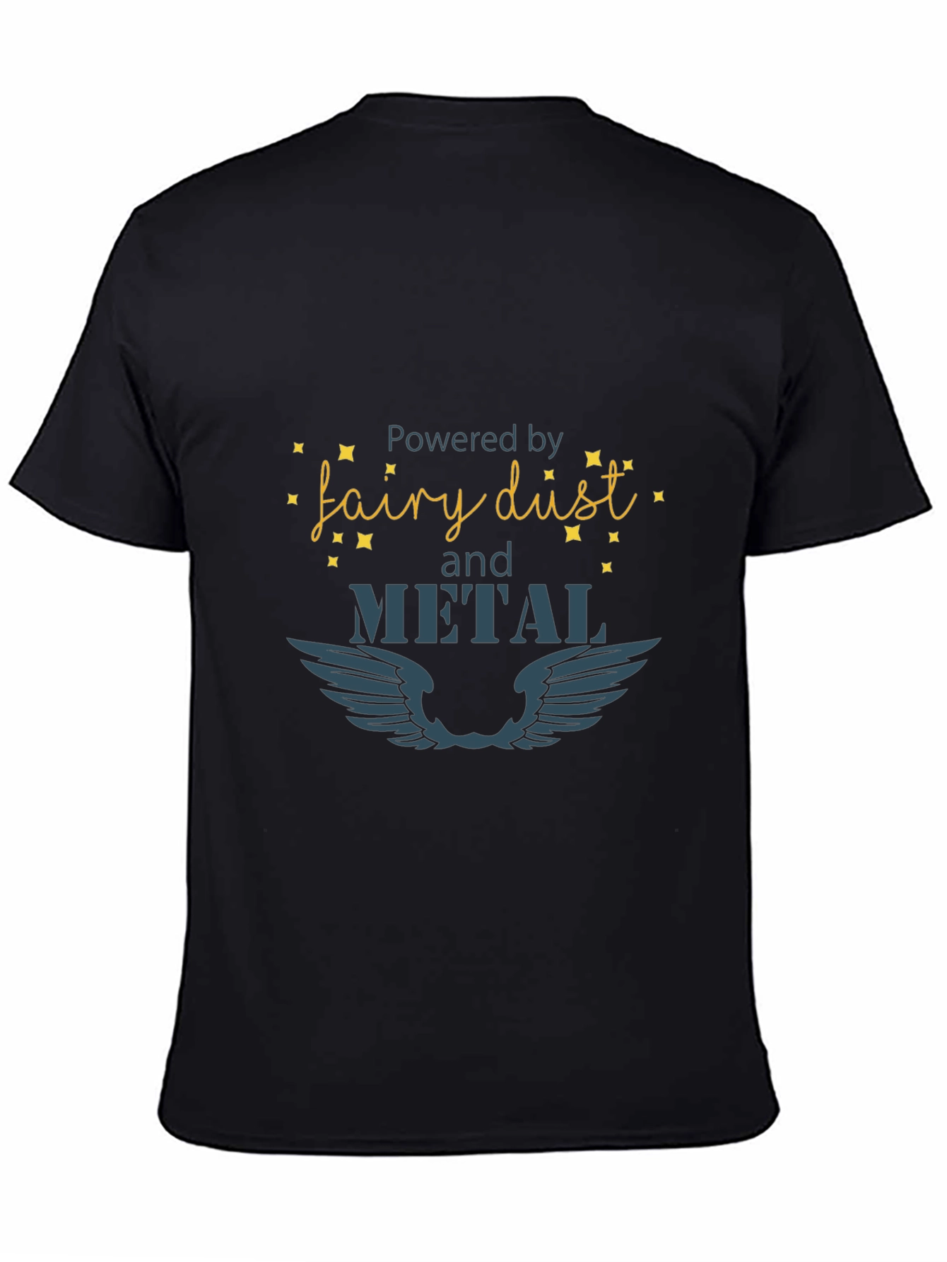 Fairy Dust & Metal Black T-Shirt