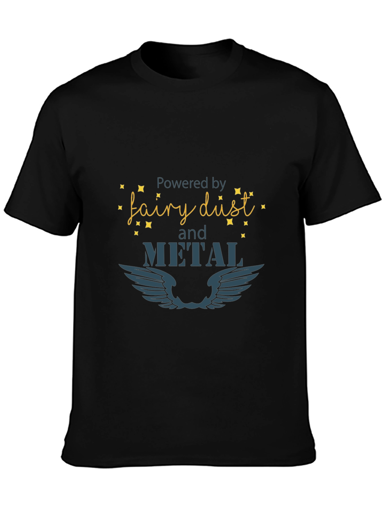 Fairy Dust & Metal Black T-Shirt