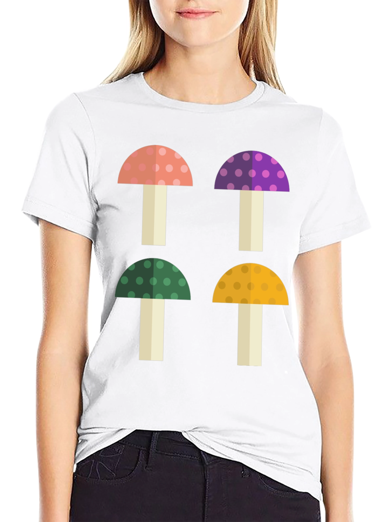 Funky Mushroom Graphic Tee