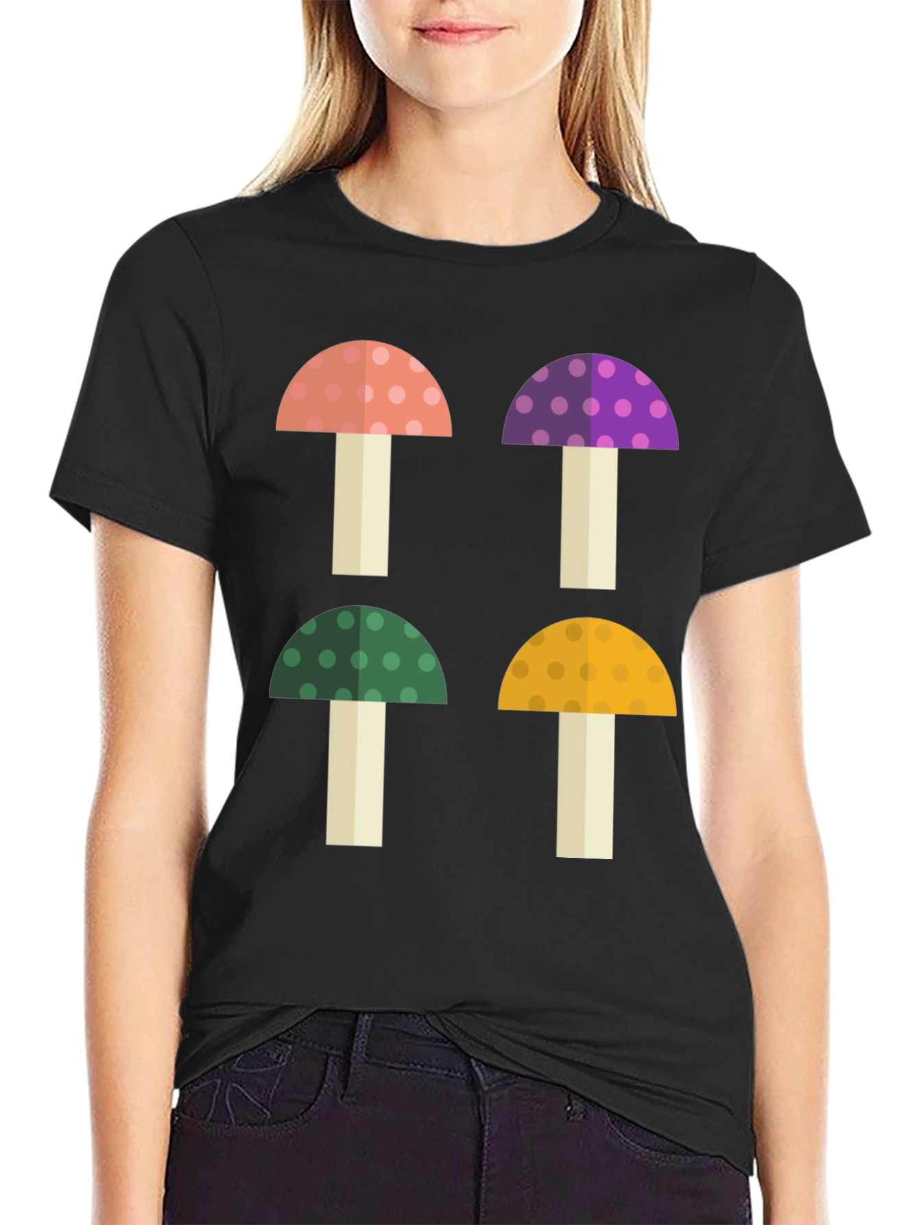 Funky Mushroom Graphic Tee