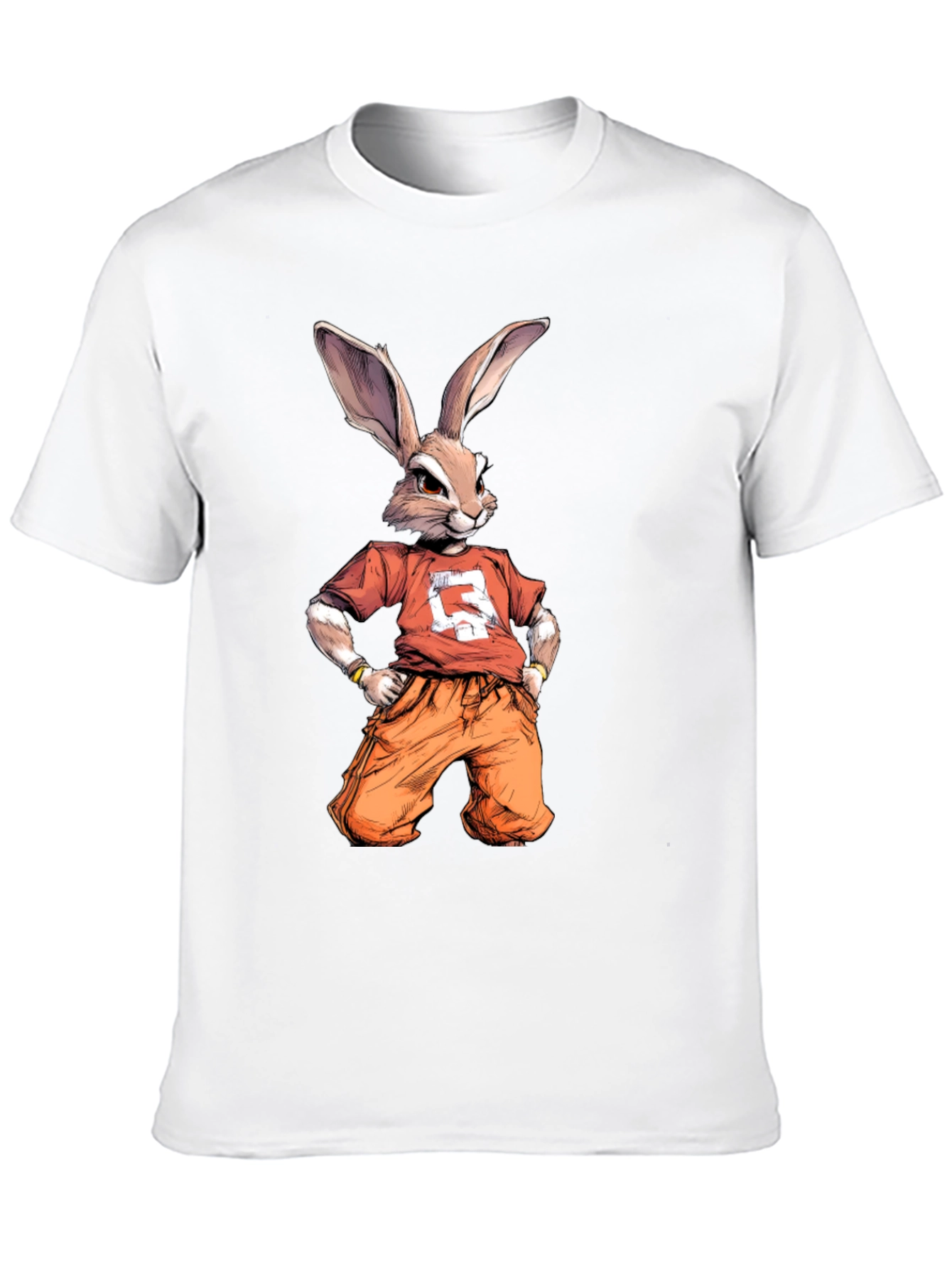 Cool Rabbit Graphic T-Shirt - Urban Streetwear Style