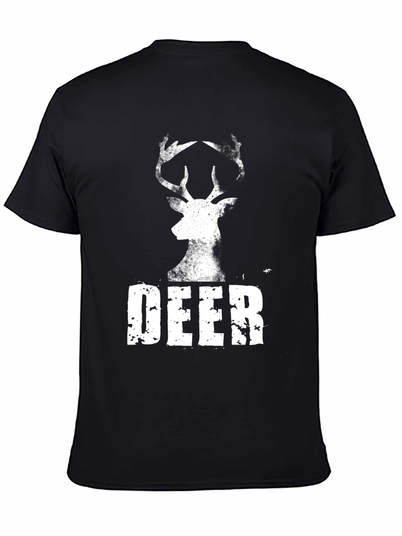 Deer Graphic Tee - Mens Black T-Shirt