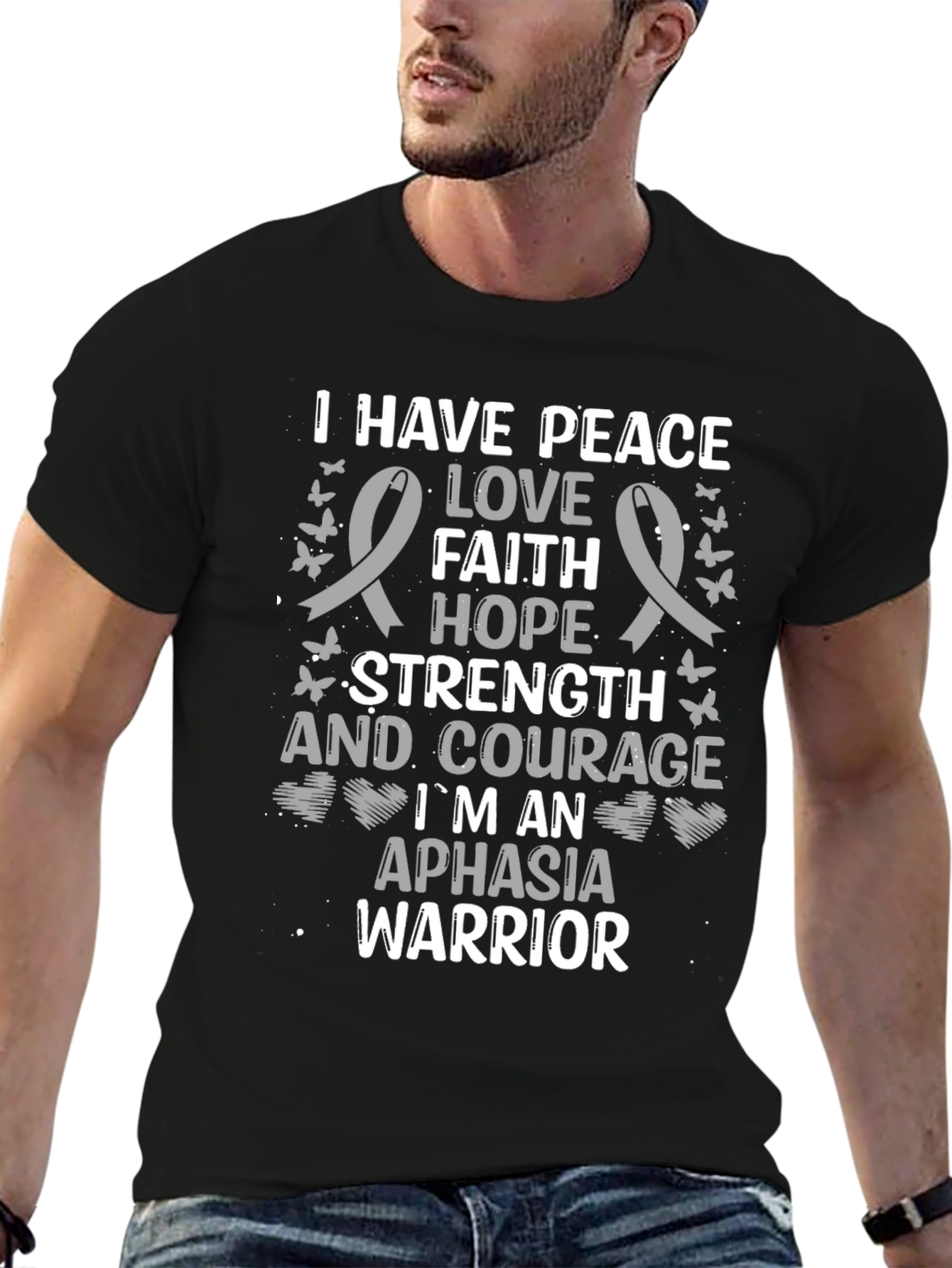 Aphasia Warrior Graphic T-Shirt