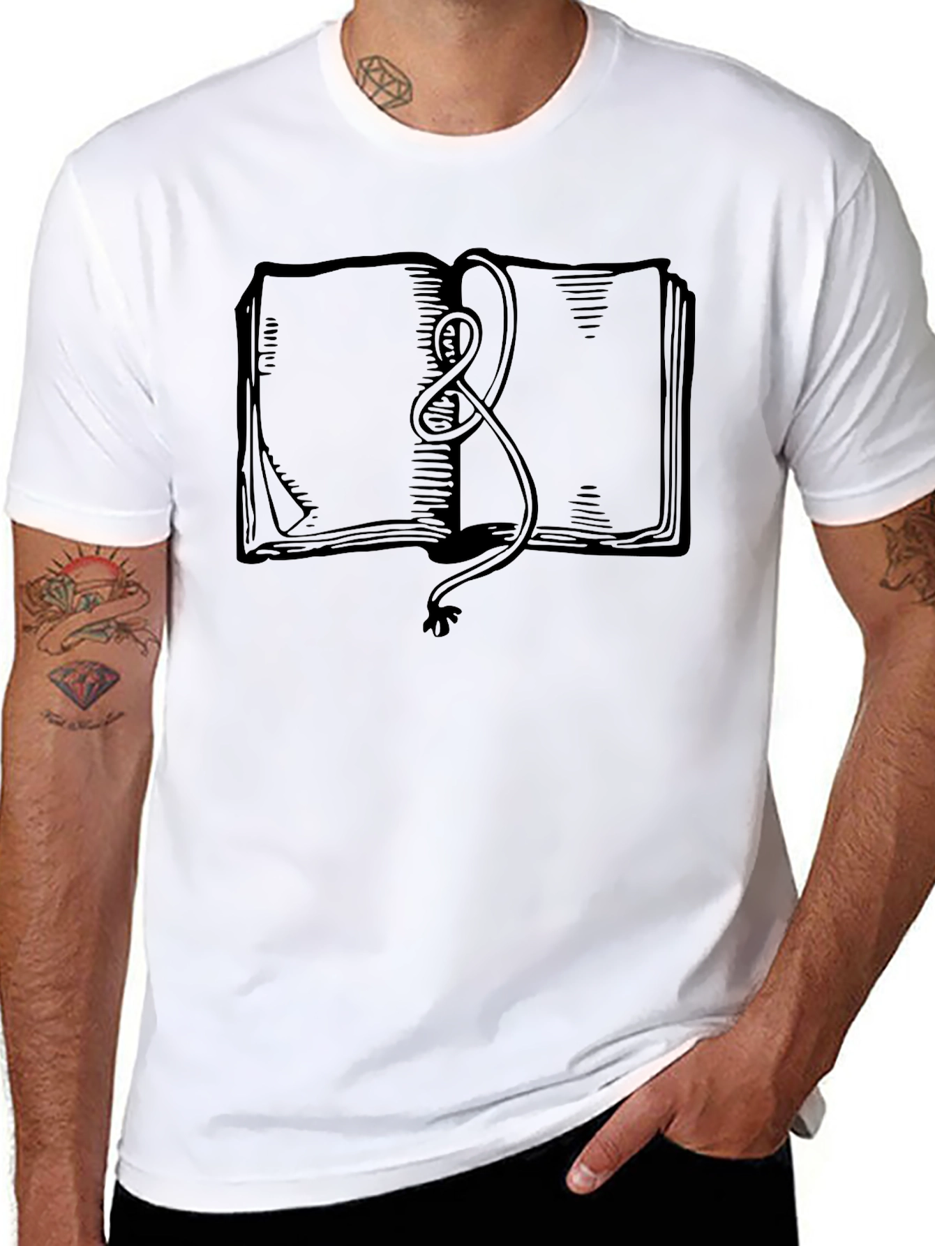 Open Book Graphic Tee
