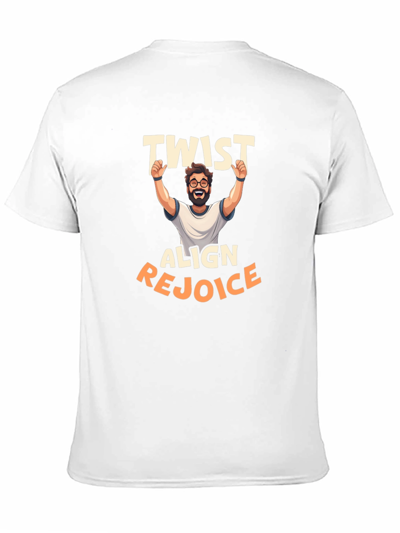 Twist Align Rejoice Graphic Tee - Black T-Shirt