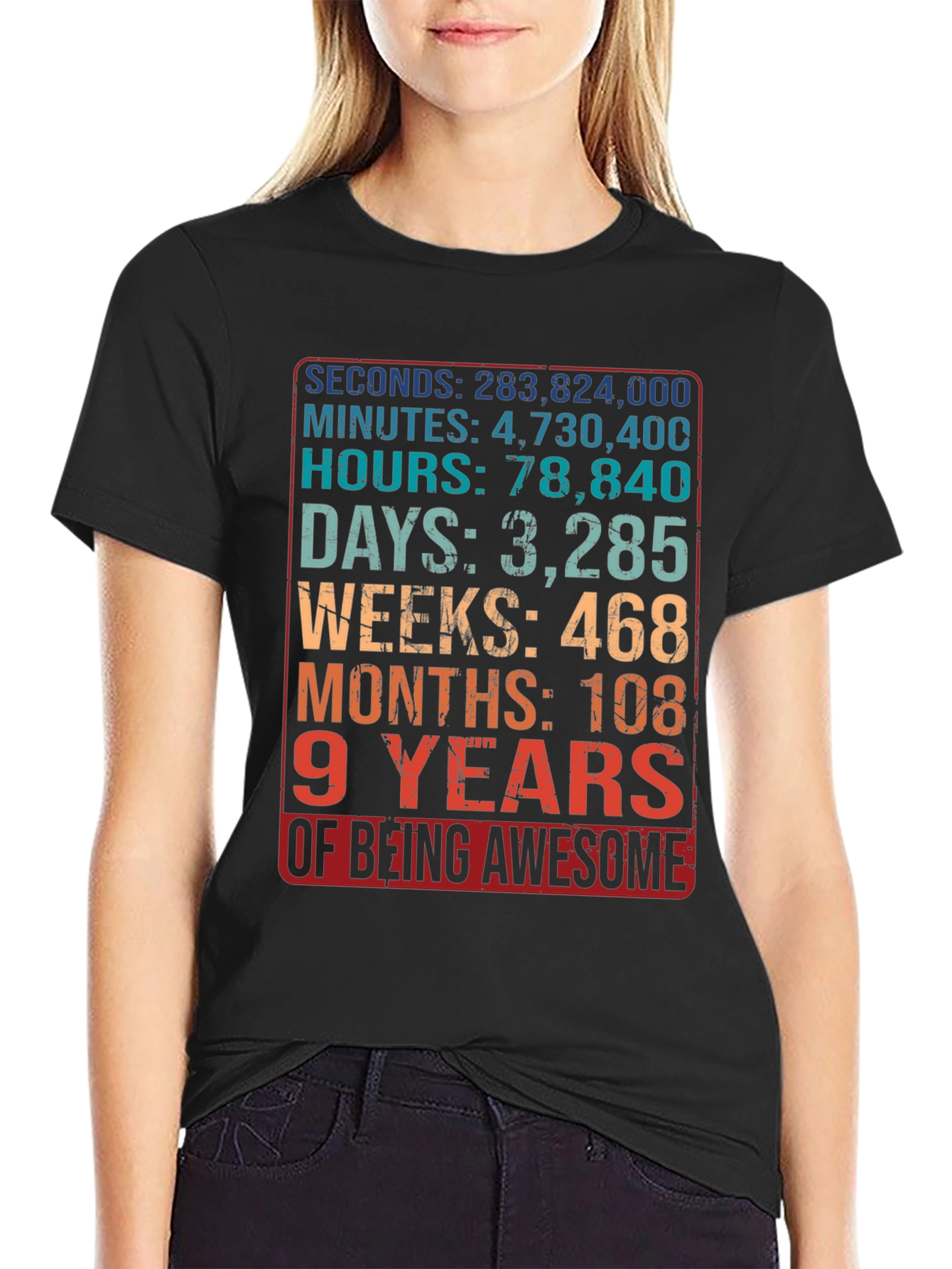 9 Years of Being Awesome T-Shirt