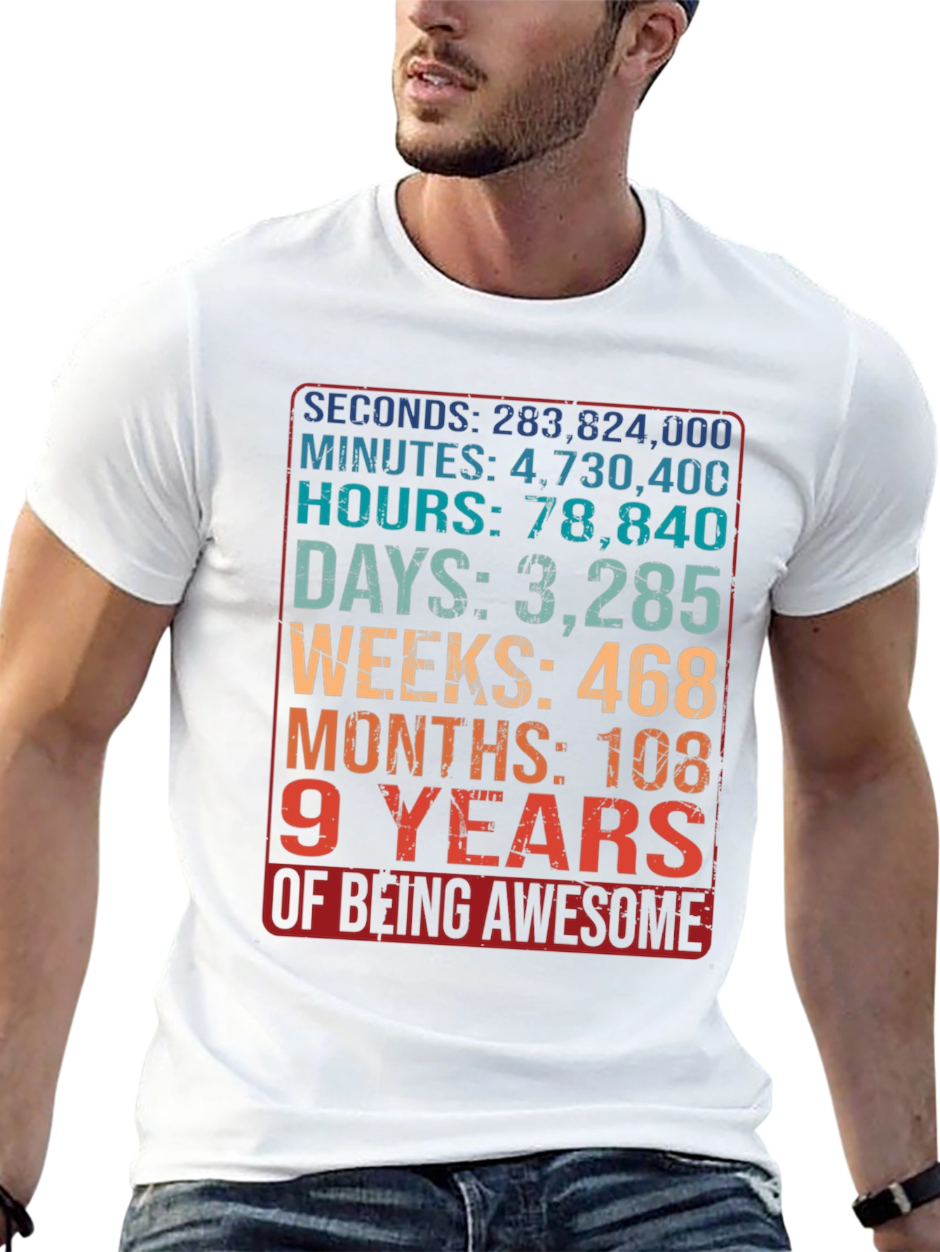 9 Years of Being Awesome T-Shirt