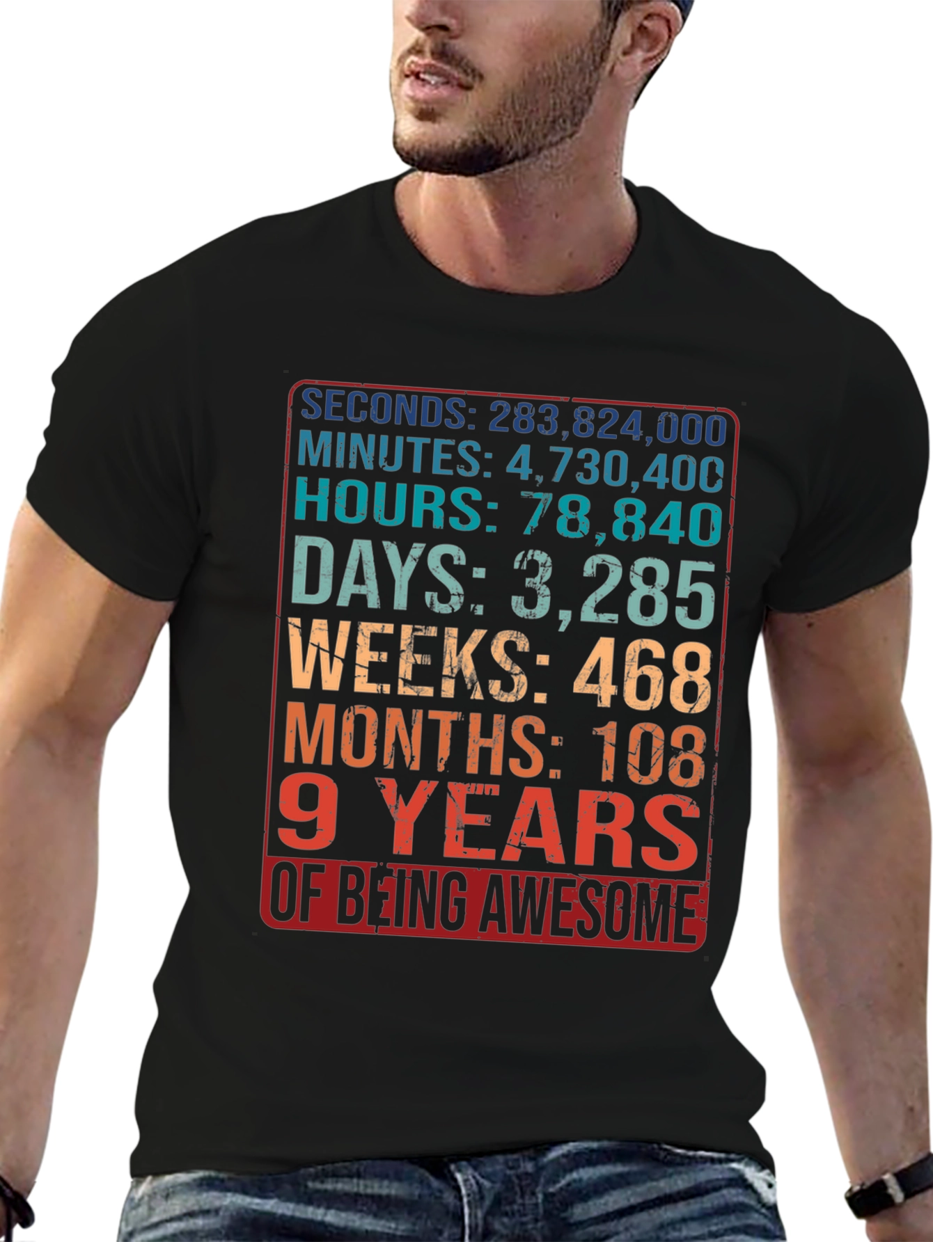 9 Years of Being Awesome T-Shirt