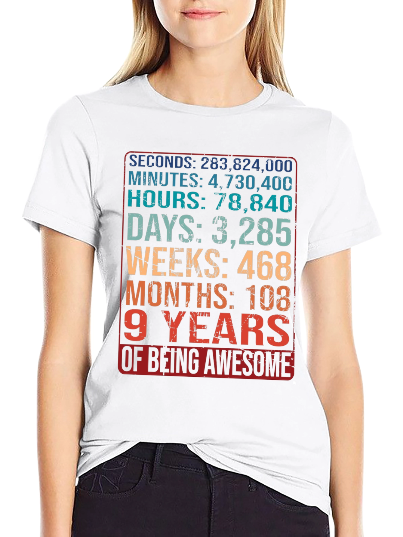 9 Years of Being Awesome T-Shirt