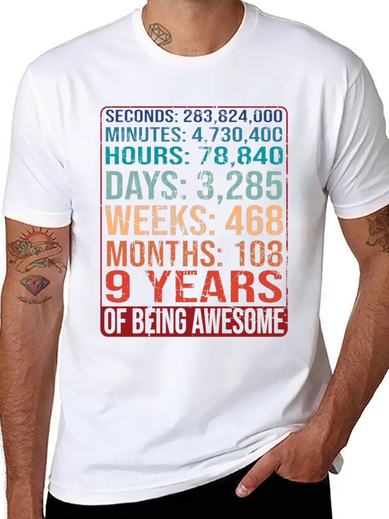9 Years of Being Awesome T-Shirt