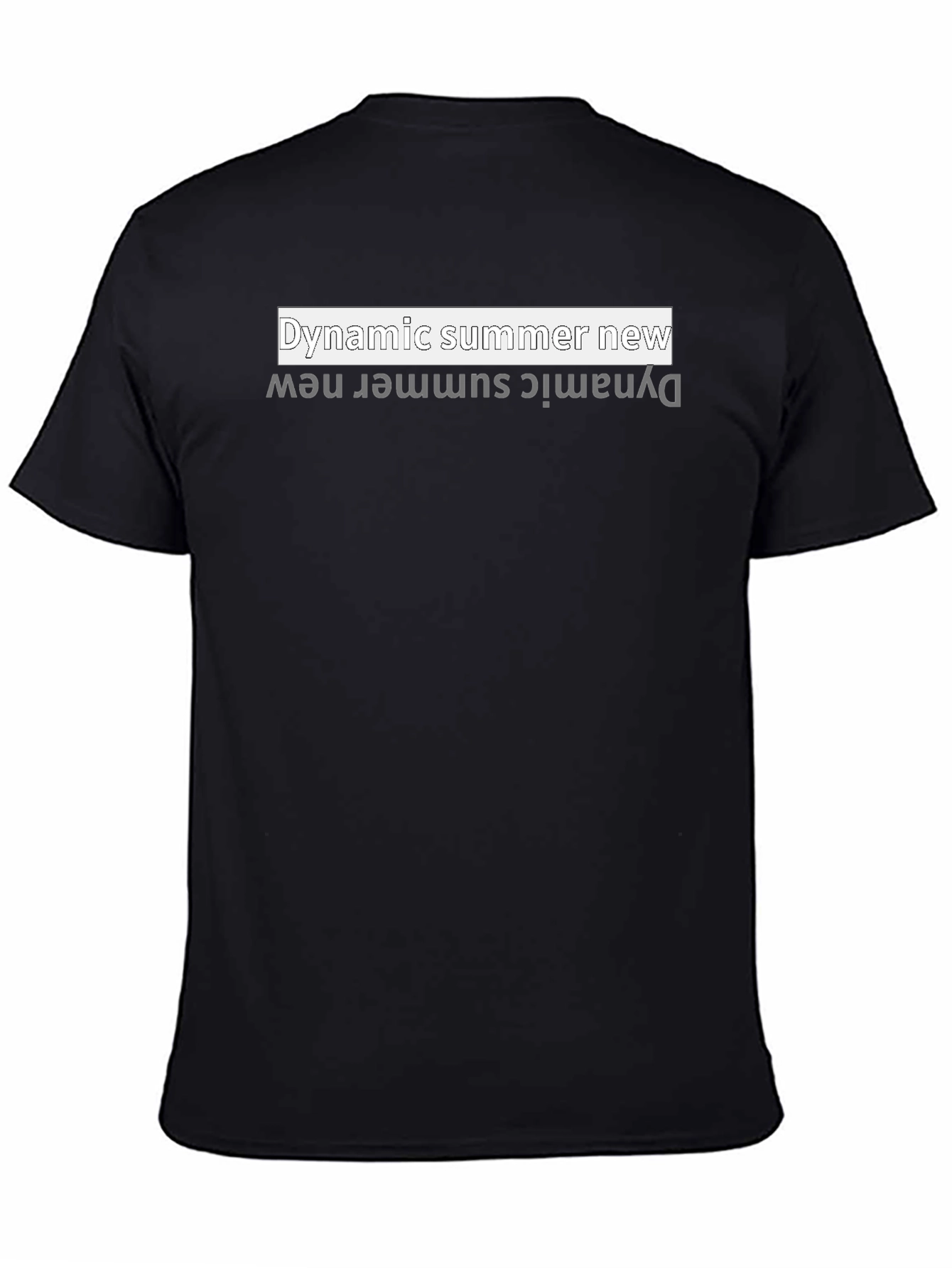 Dynamic Summer New Black T-Shirt