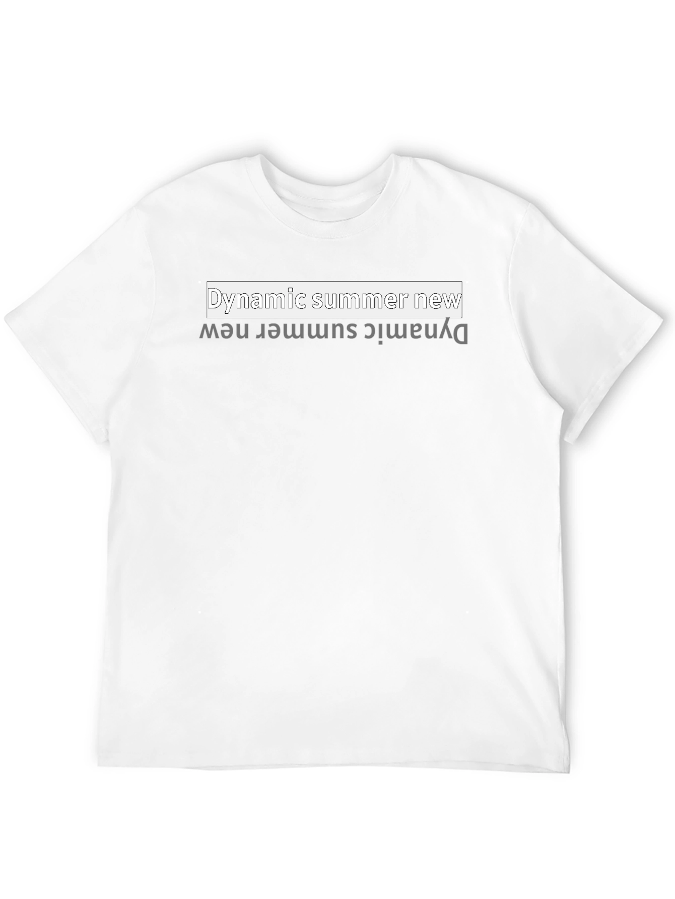 Dynamic Summer New Black T-Shirt