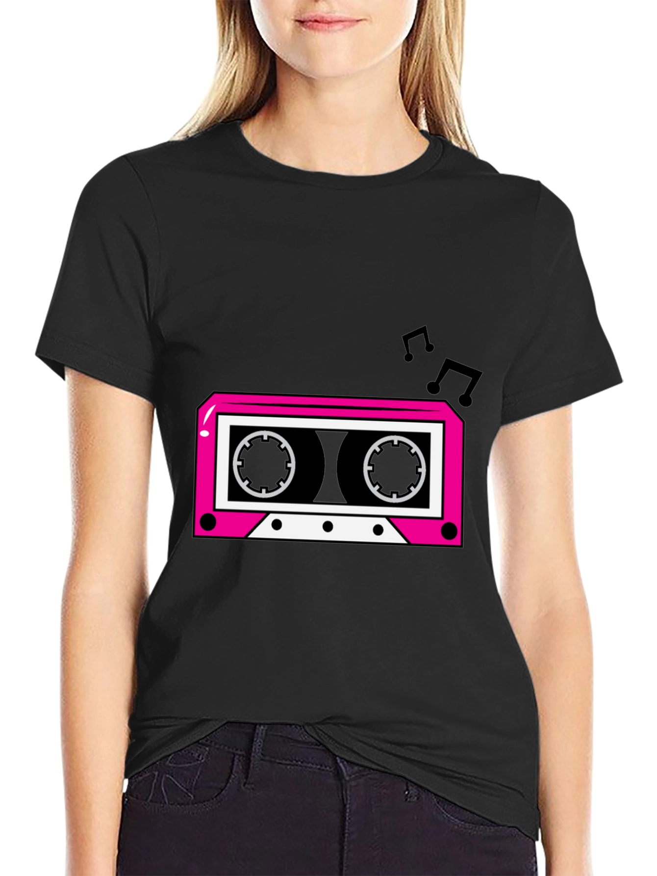 Retro Cassette Graphic T-Shirt