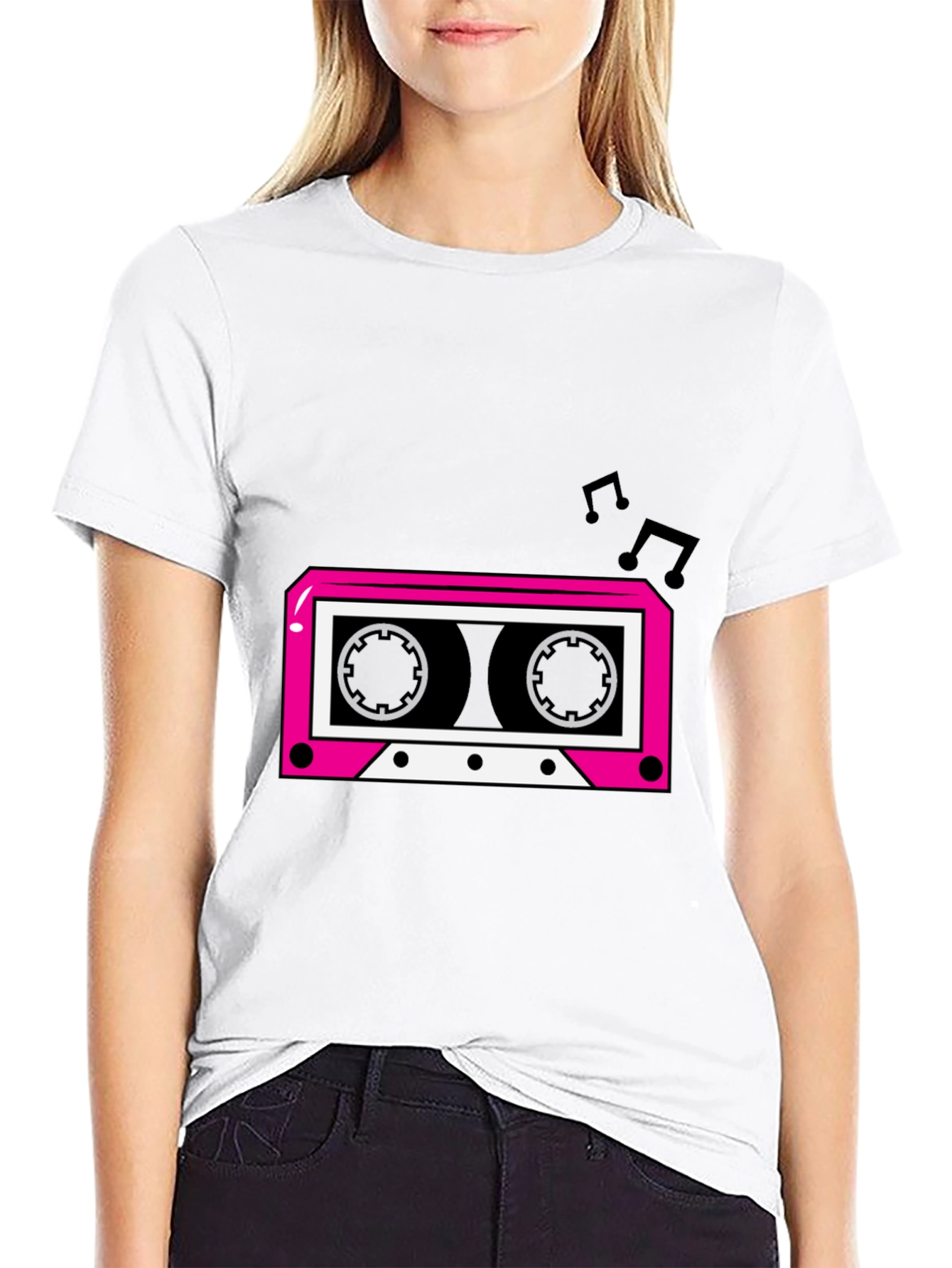 Retro Cassette Graphic T-Shirt