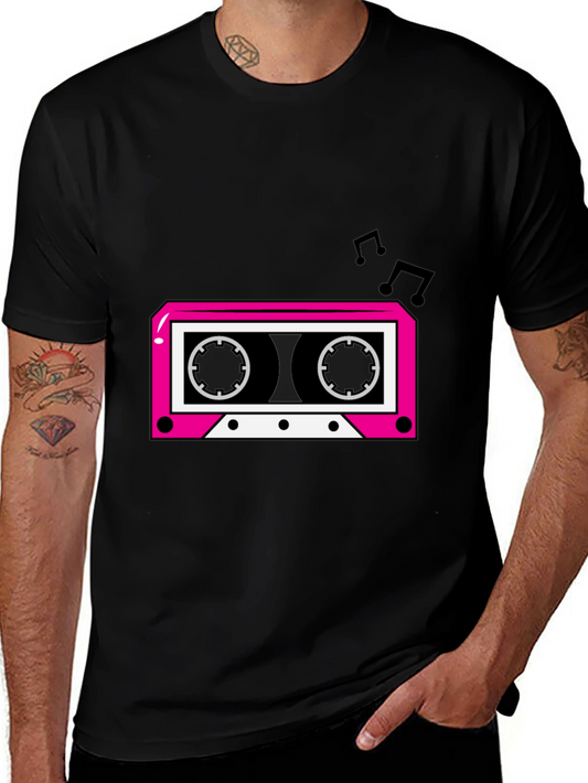 Retro Cassette Graphic T-Shirt