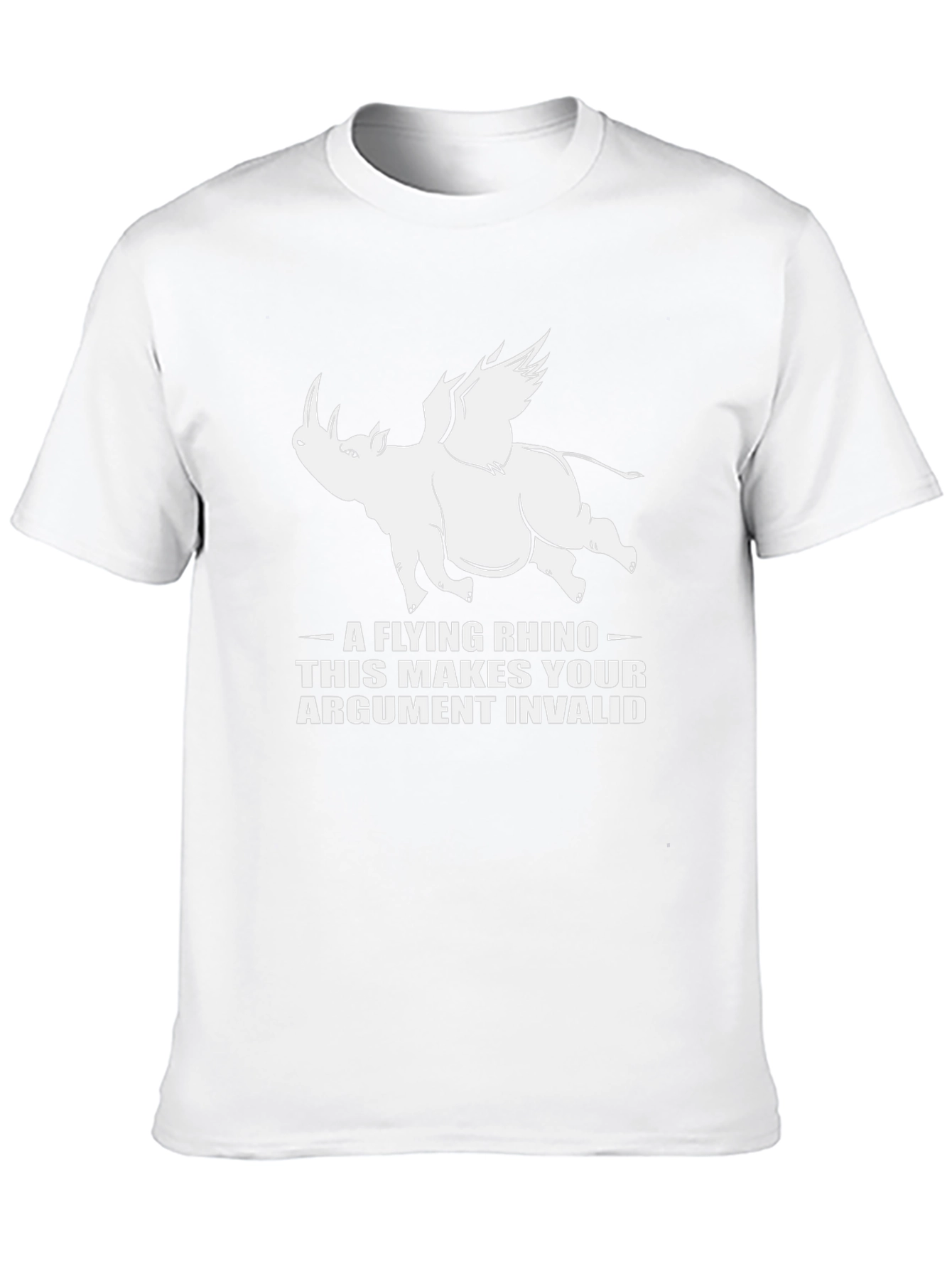 Flying Rhino T-Shirt - Invalid Argument