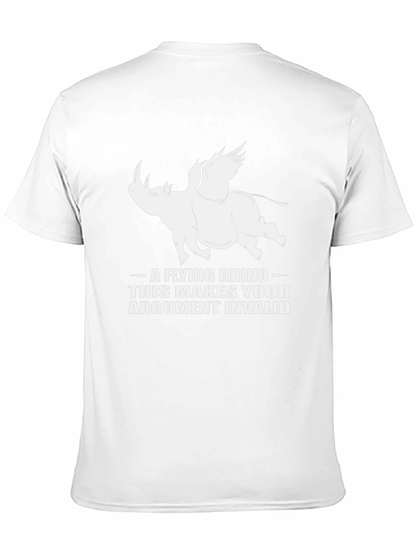 Flying Rhino T-Shirt - Invalid Argument