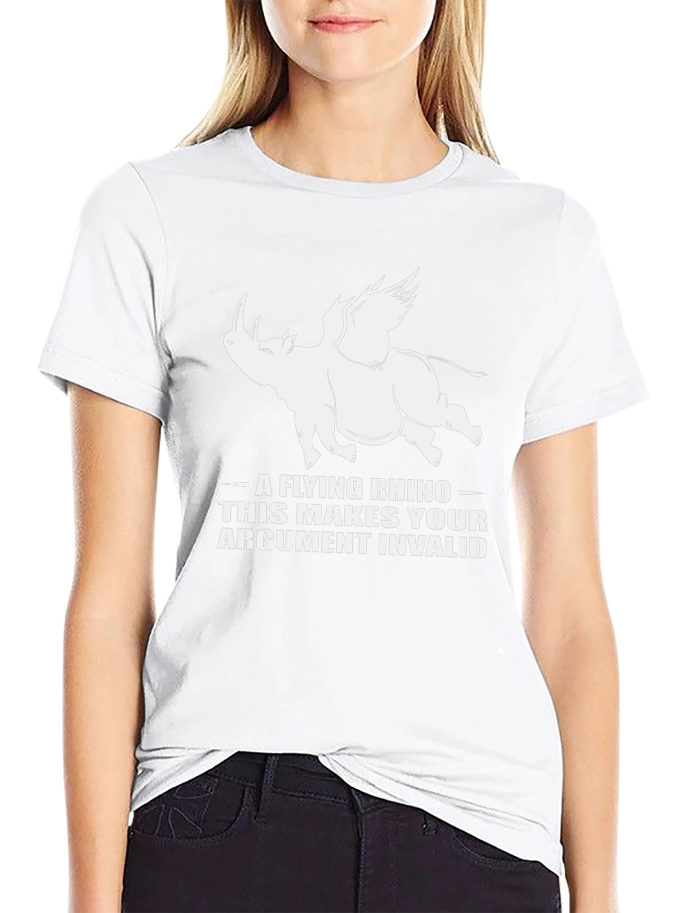 Flying Rhino T-Shirt - Invalid Argument