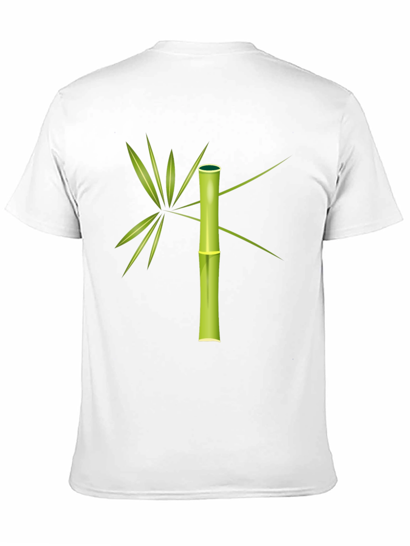 Bamboo Graphic Tee - Stylish Mens Black T-Shirt
