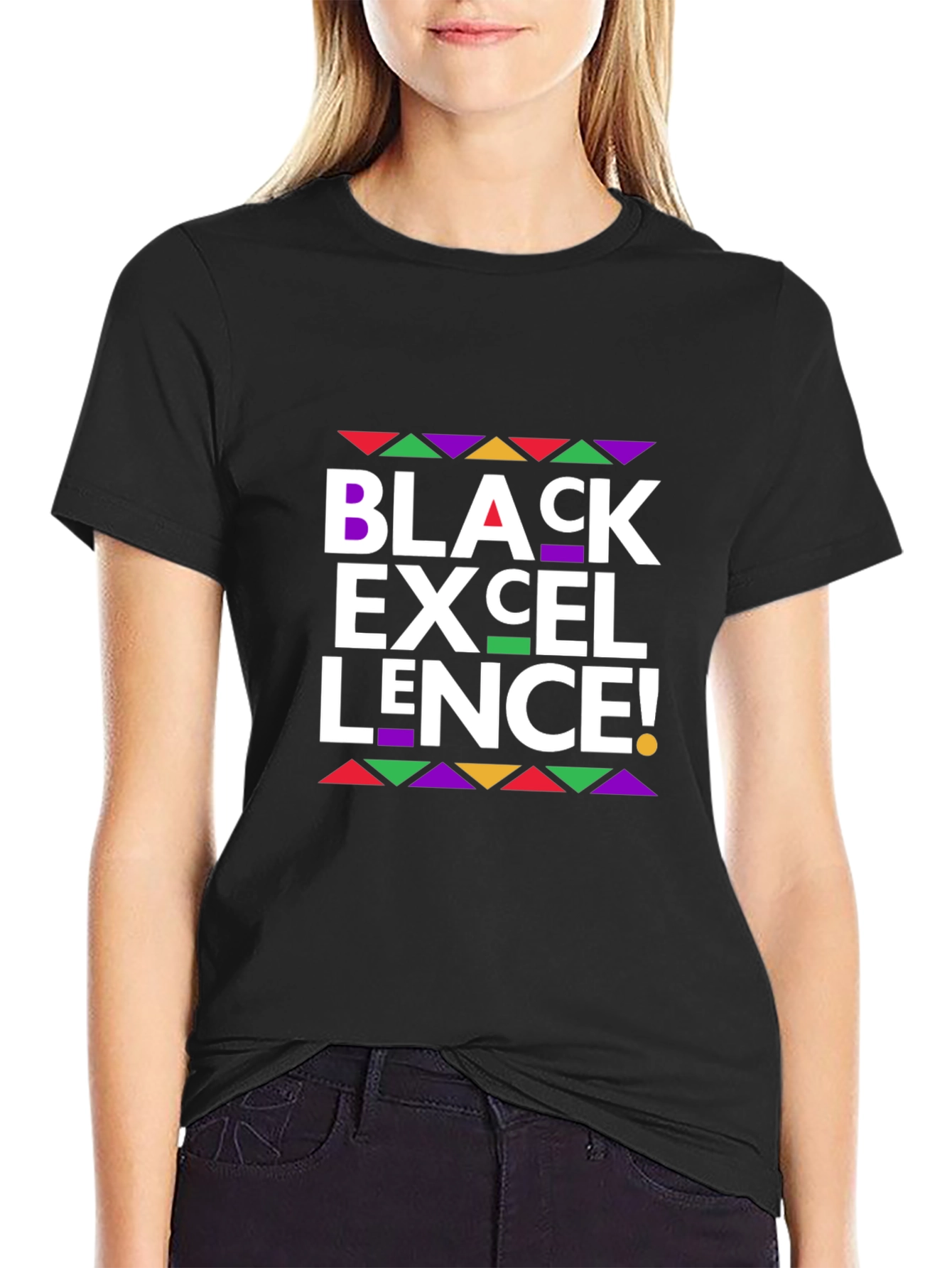 Black Excellence T-Shirt - Stylish Graphic Tee