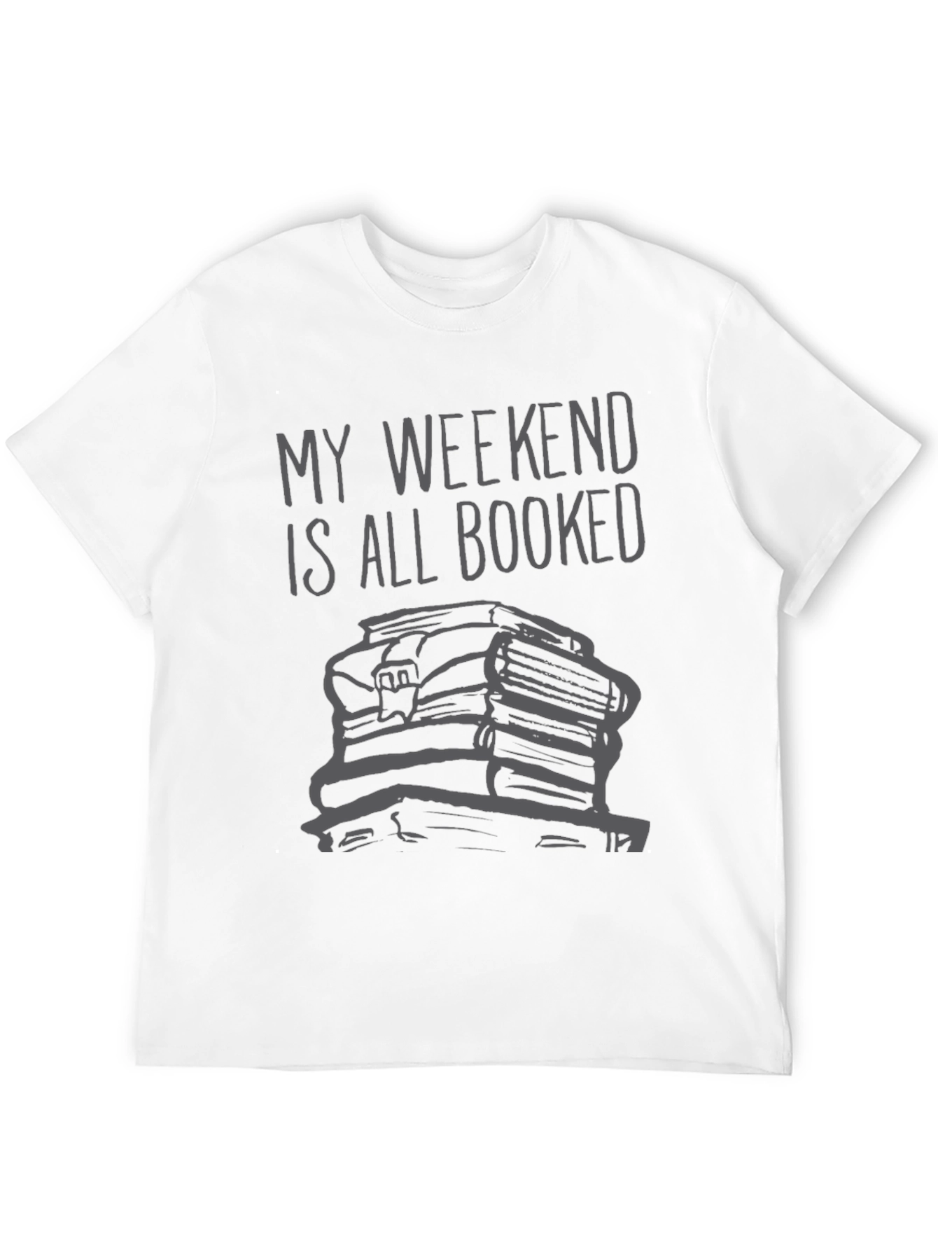 Booked Weekend Graphic T-Shirt - Readers Tee