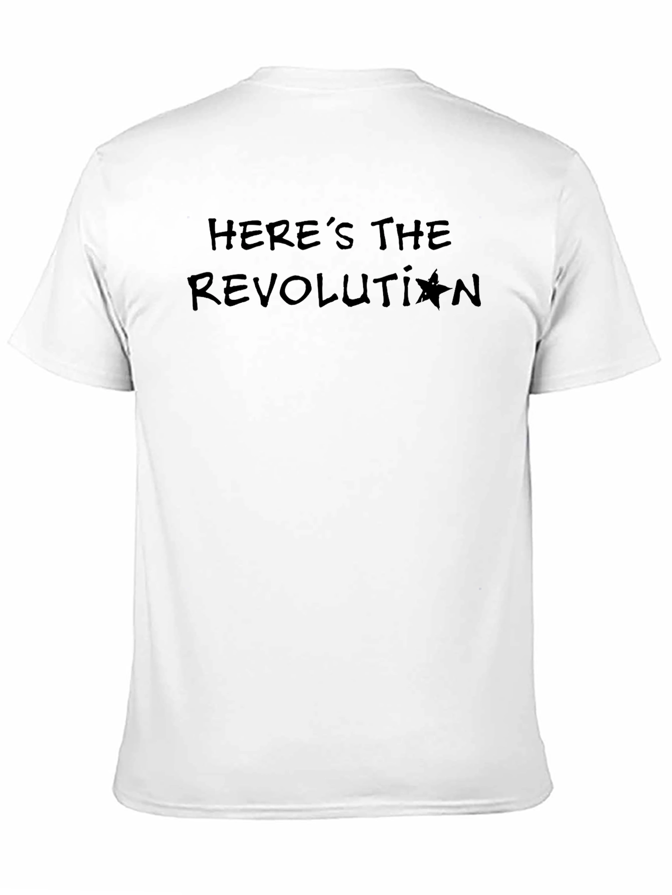 Heres the Revolution T-Shirt - Black