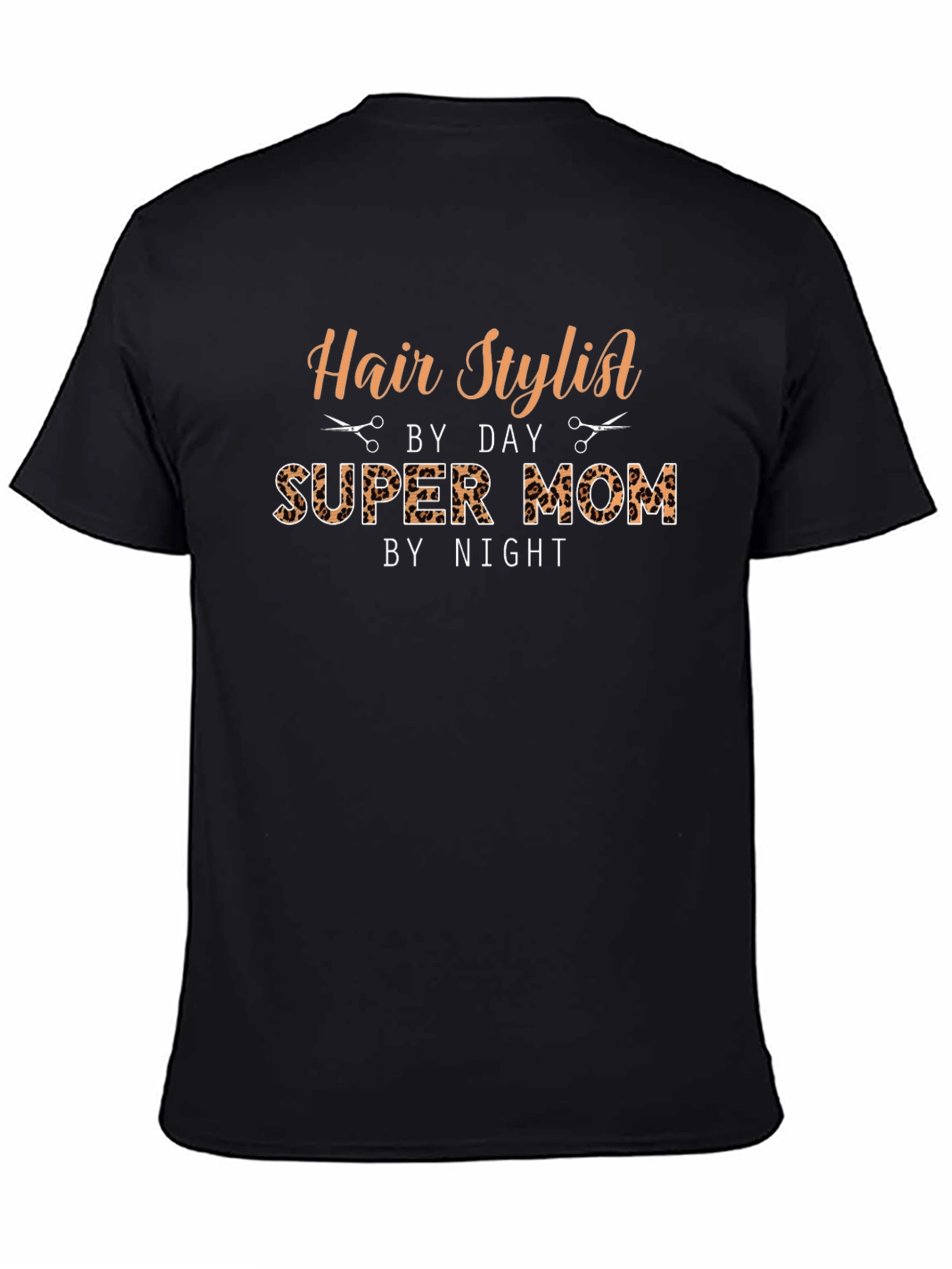 Hair Stylist Super Mom Graphic T-Shirt