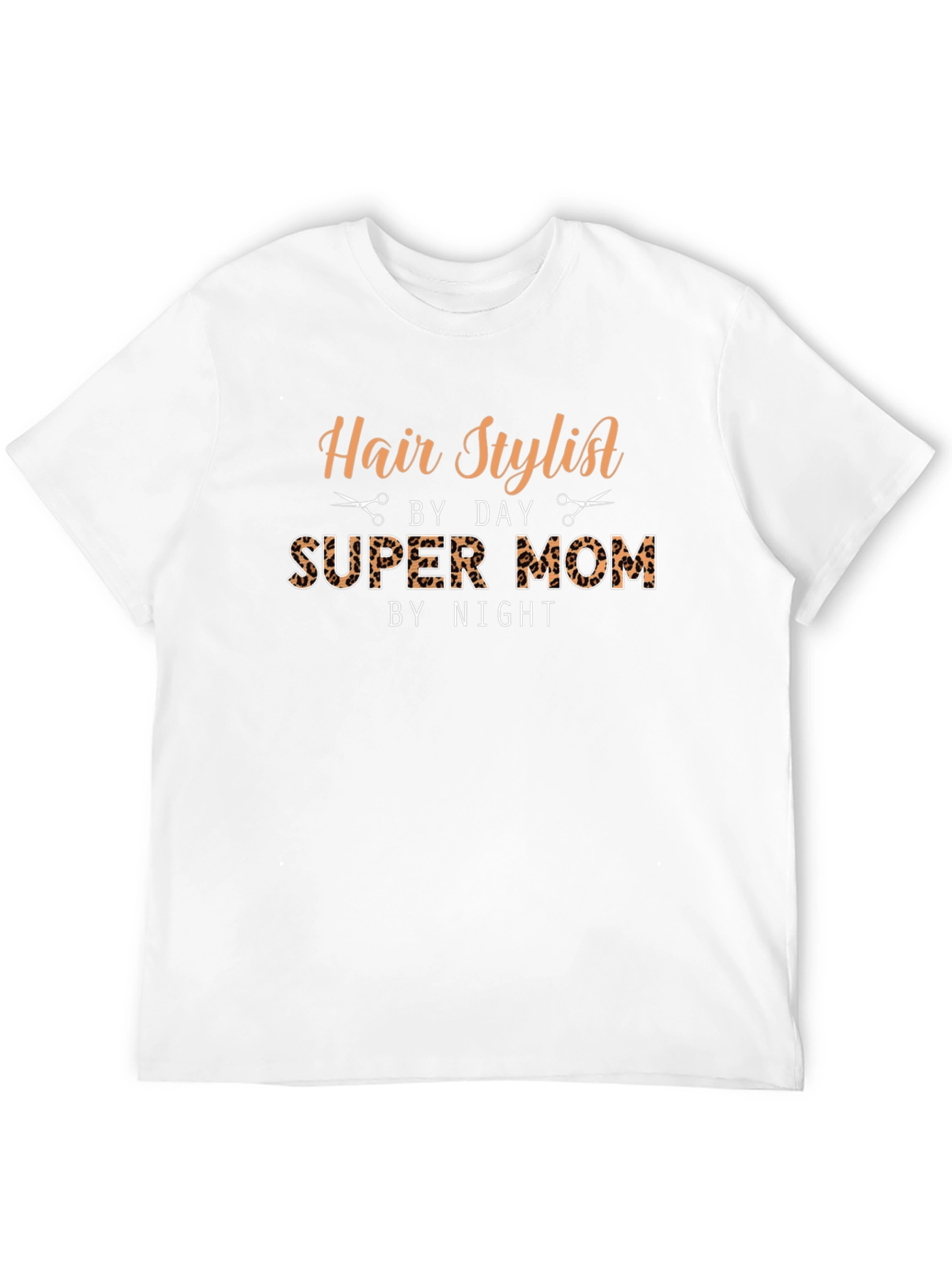 Hair Stylist Super Mom Graphic T-Shirt