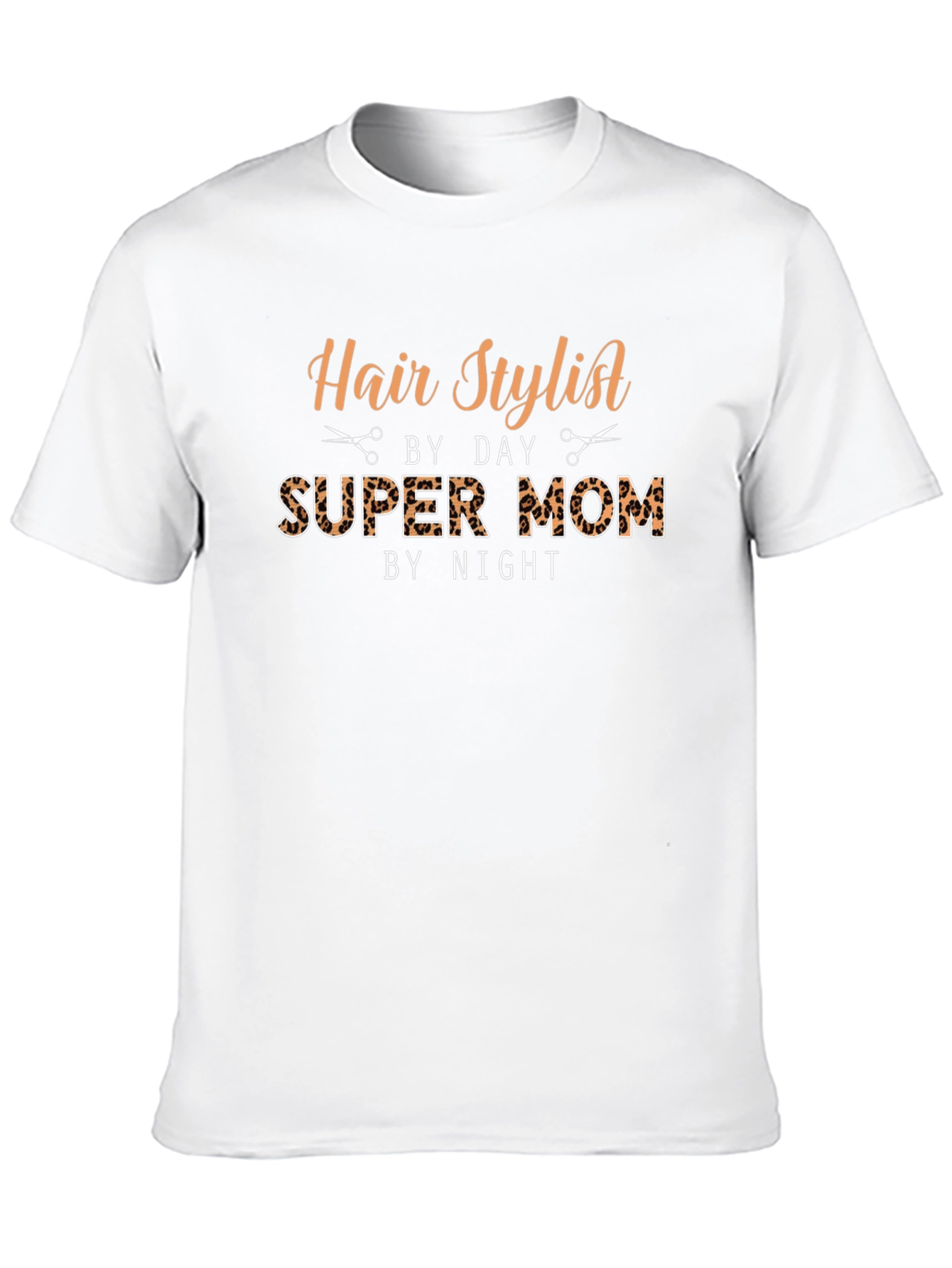 Hair Stylist Super Mom Graphic T-Shirt