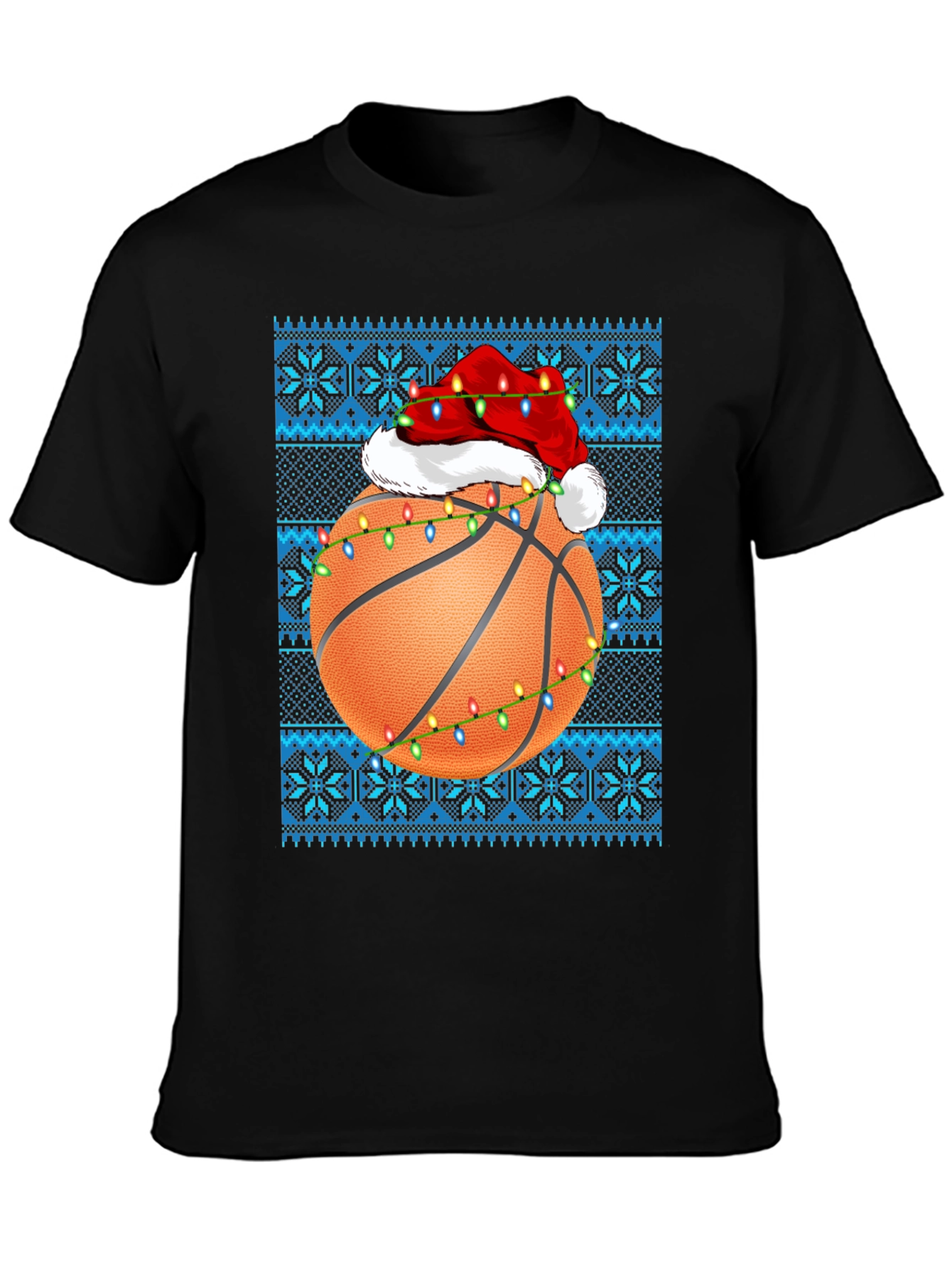 Basketball Christmas T-Shirt