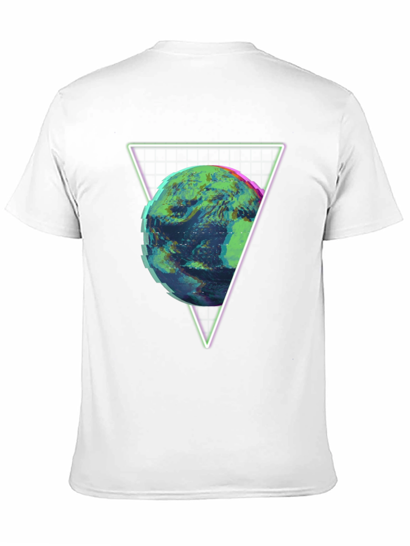 Geometric Planet Graphic T-Shirt - Modern Aesthetic