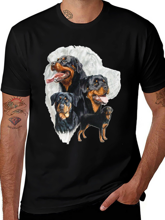 Rottweiler Dog Breed T-Shirt Graphic Tee
