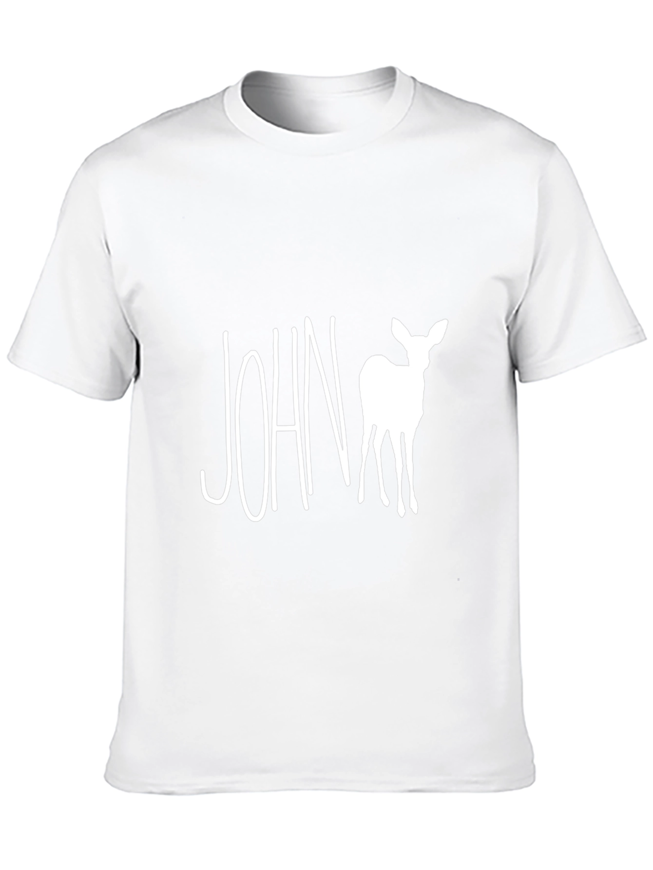 John Deer T-Shirt - Black Cotton Tee